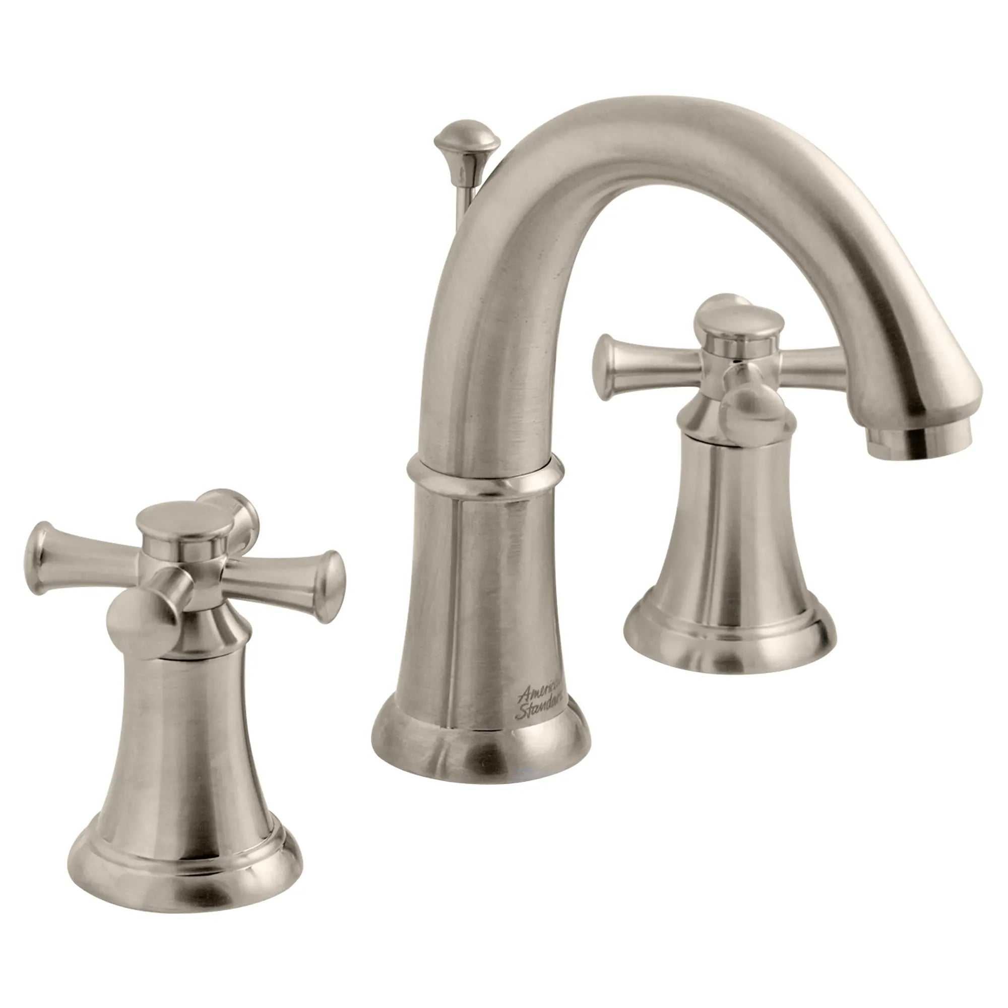 Portsmouth 8-In. Widespread 2-Handle Crescent Spout Bathroom Faucet 1.2 GPM with Cross Handles — thumbnail 2