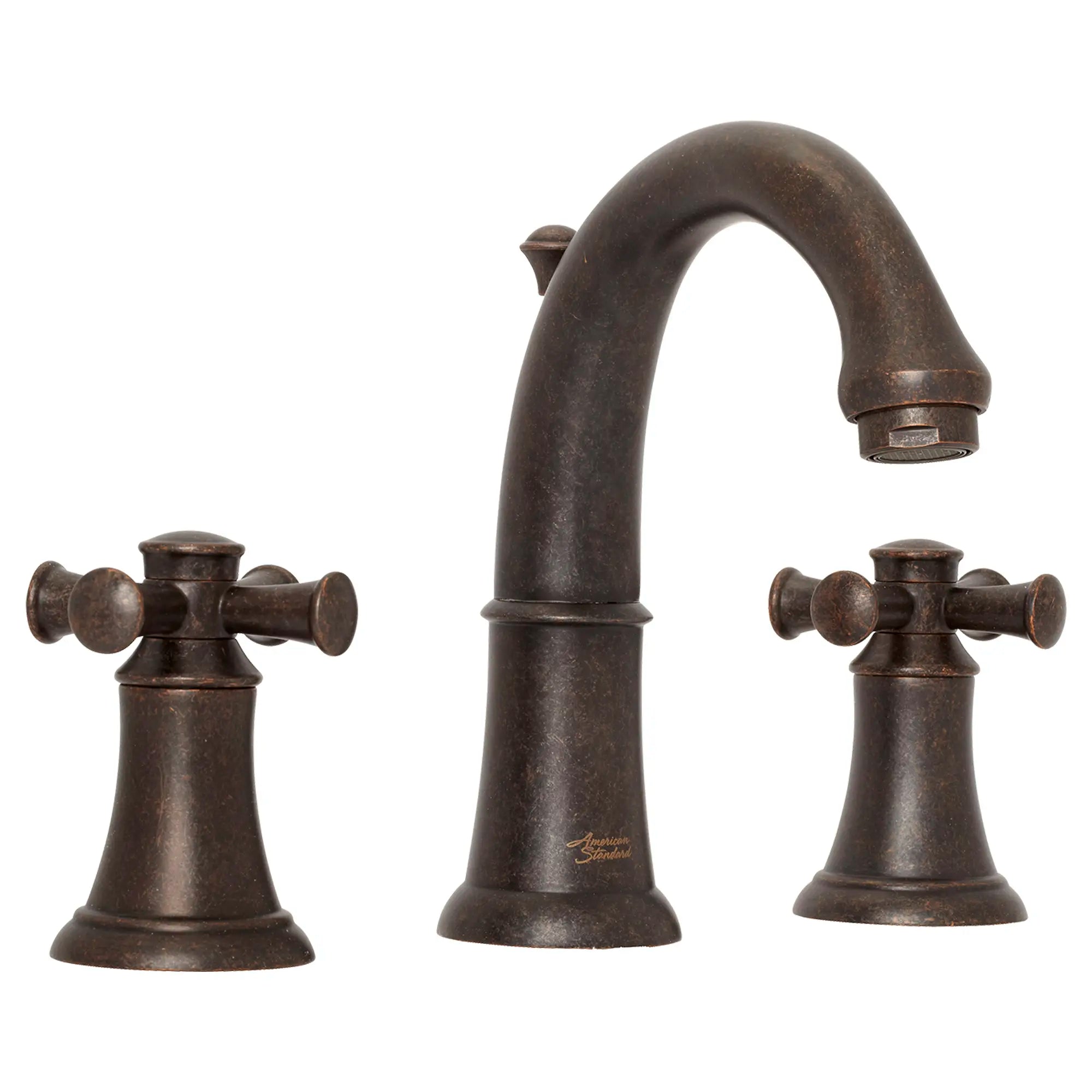 Portsmouth 8-In. Widespread 2-Handle Crescent Spout Bathroom Faucet 1.2 GPM with Cross Handles — thumbnail 3