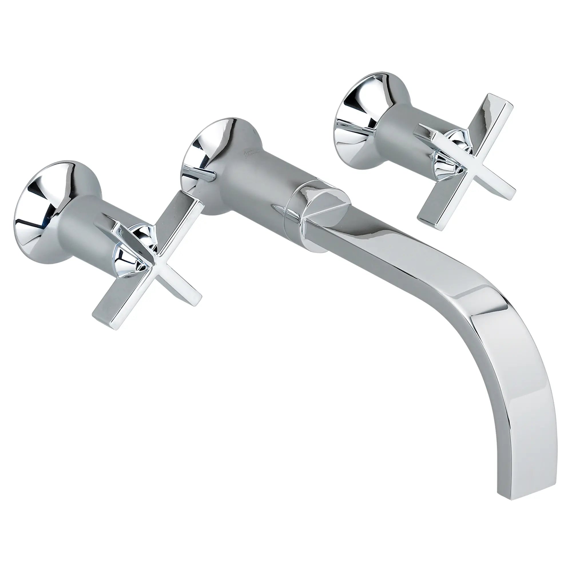 Berwick Wall-Mounted Bathroom Faucet with Cross Handles