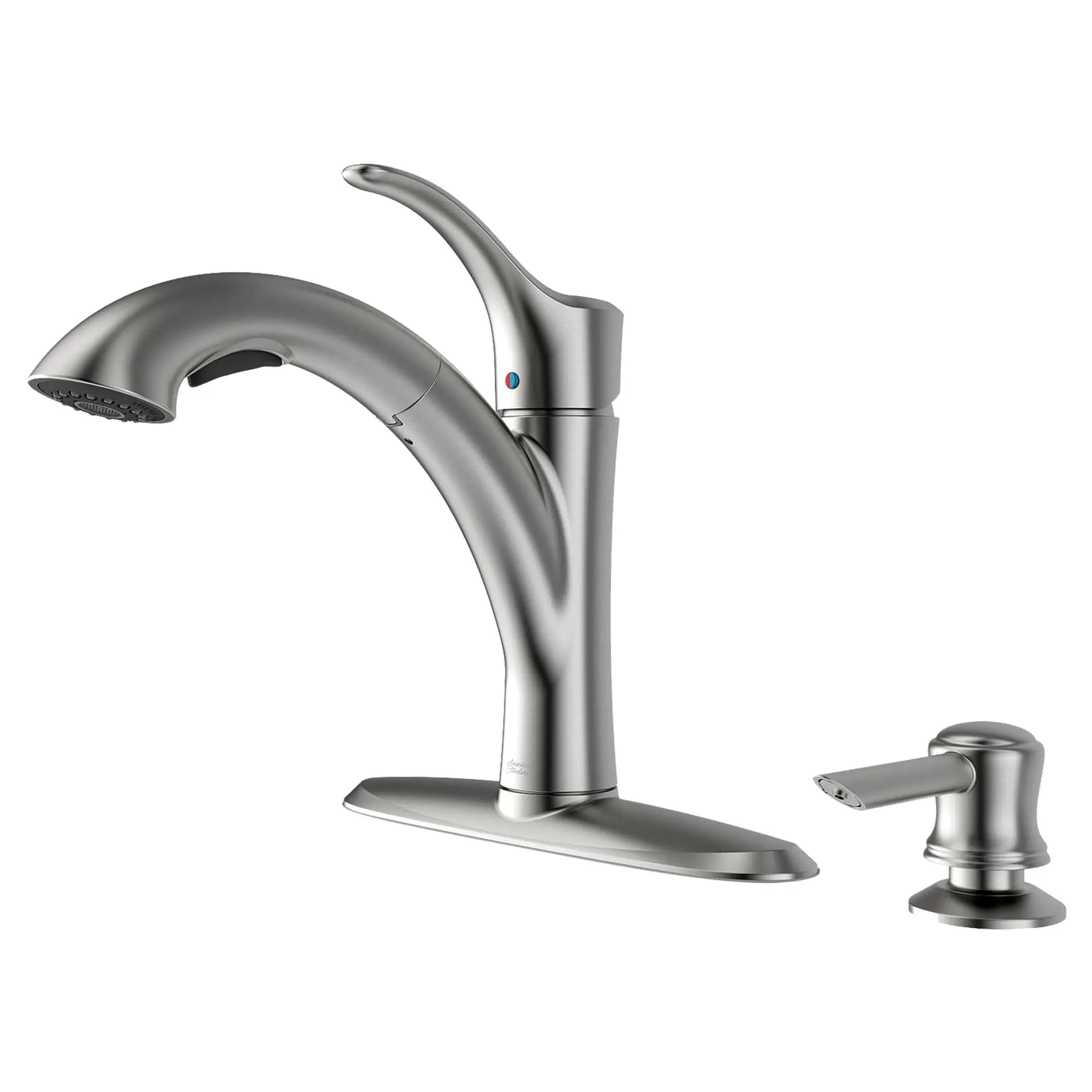 Mesa 1-Handle Pull-Out Kitchen Faucet with Soap Dispenser — thumbnail 2