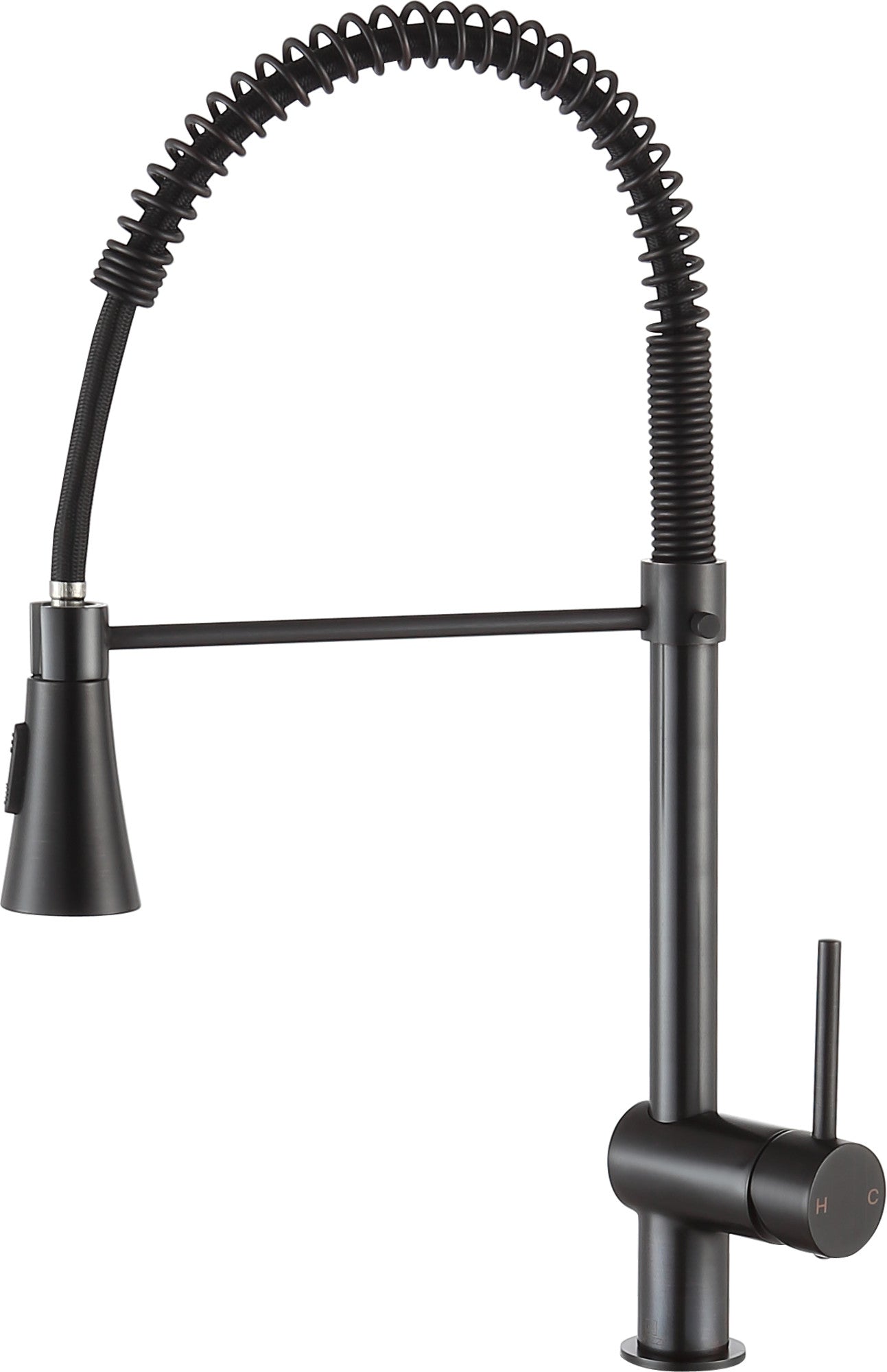 ANZZI Carriage Elegant Kitchen Faucet, Single Handle Control, High-Arc Spout (7.09" H), 1.8 GPM WaterSense Certified, Rhino Alloy Solid Brass, Various Finishes