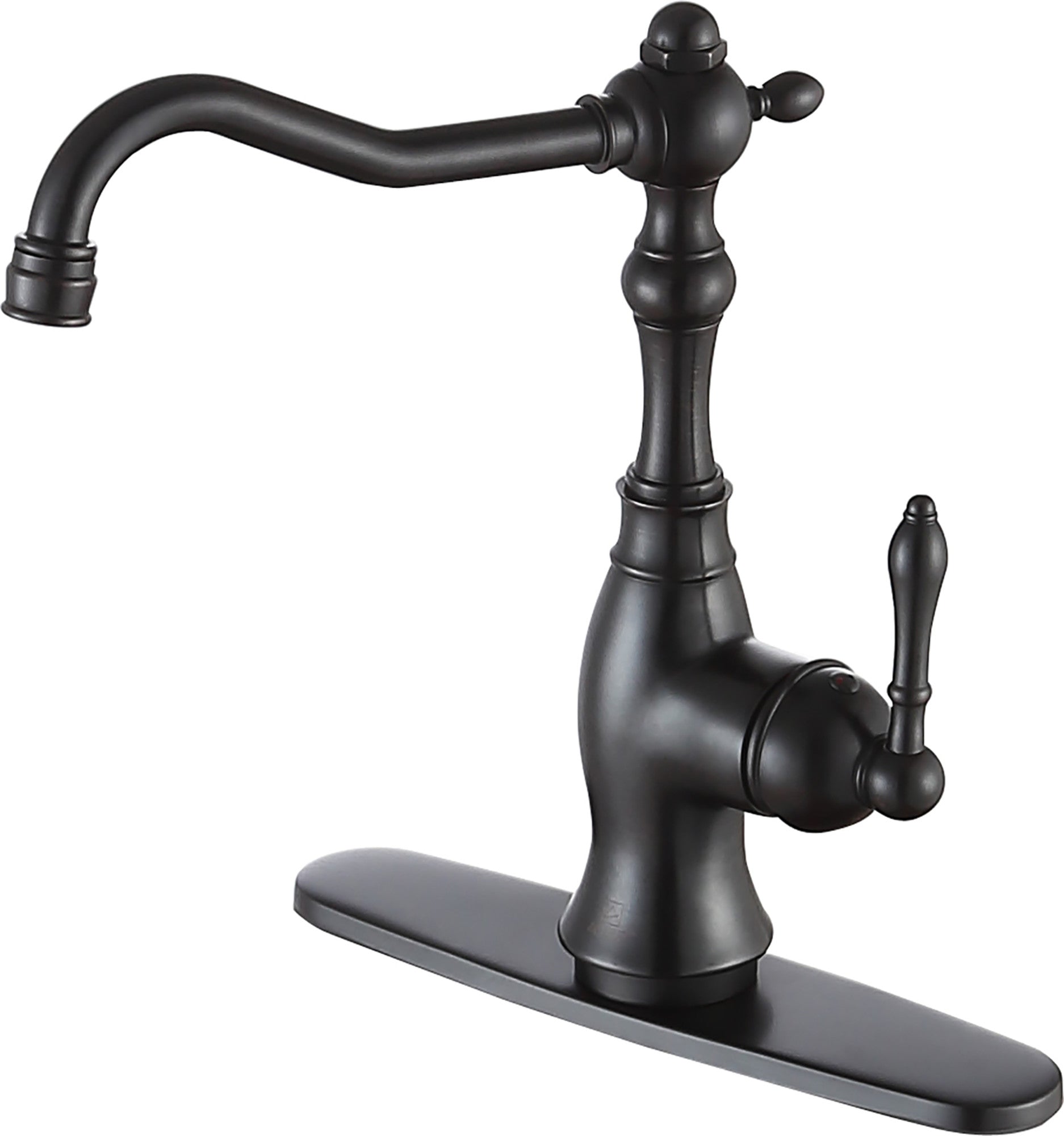 Highland Single-Handle Standard Kitchen Faucet with Side Sprayer in Oil Rubbed Bronze — thumbnail 2
