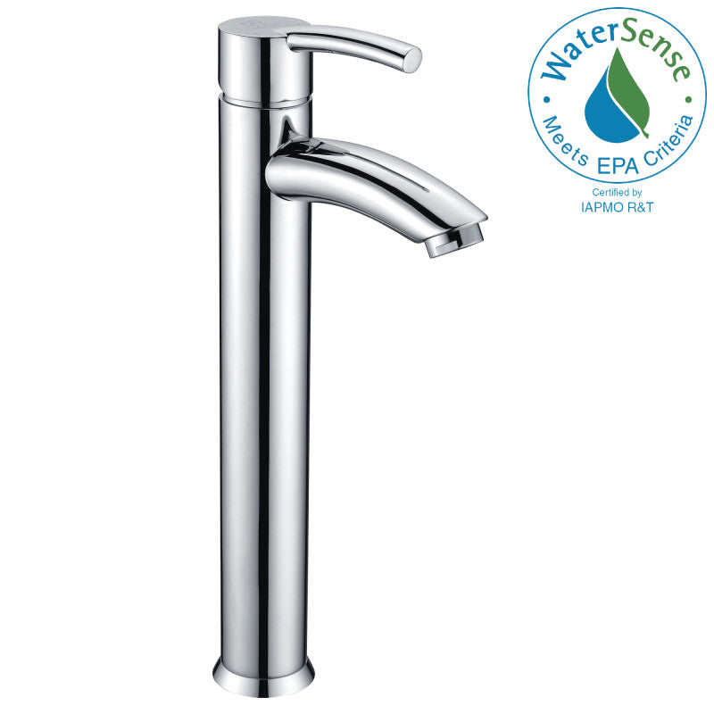 Quartet Single Hole Single-Handle Bathroom Faucet in Polished Chrome