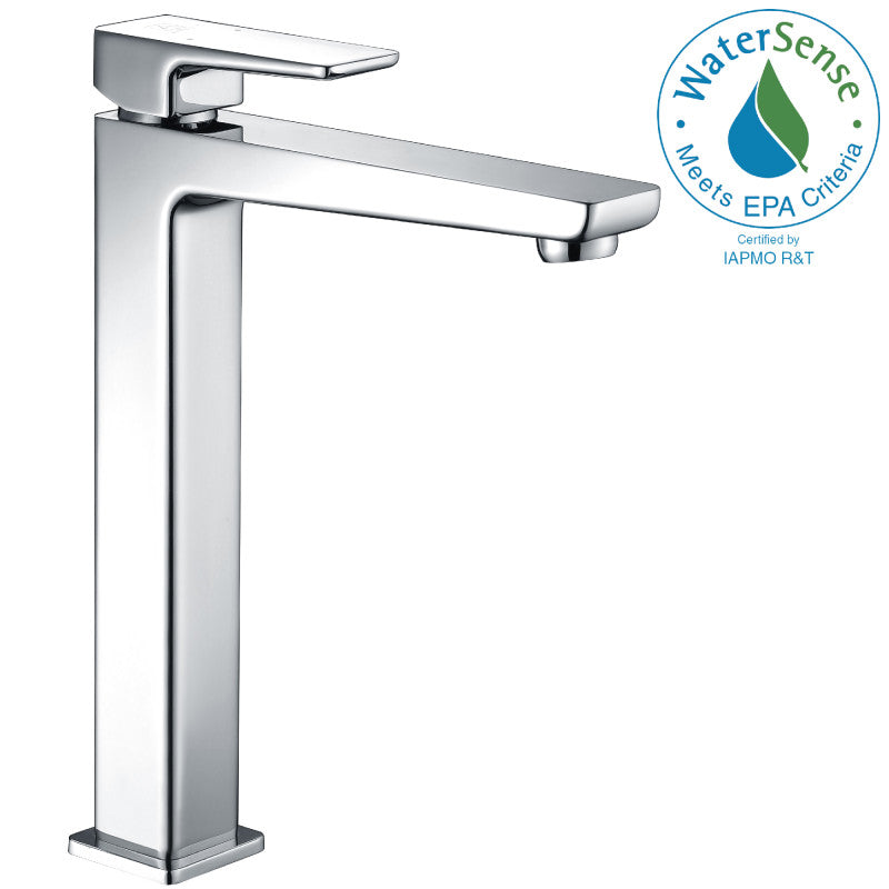 Valor Single Hole Single-Handle Bathroom Faucet in Polished Chrome