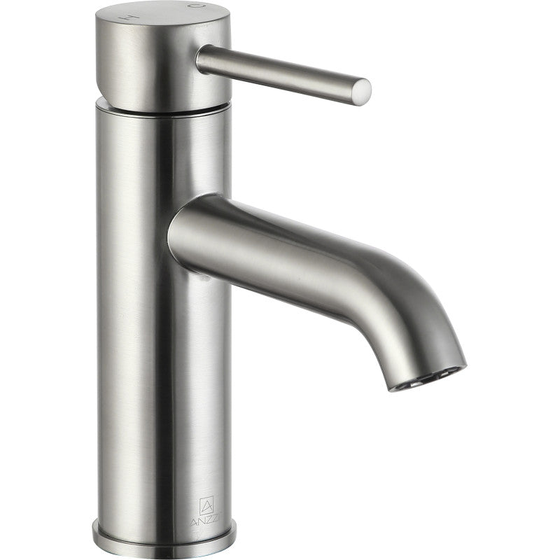 Valle Single Hole Single Handle Bathroom Faucet in Brushed Nickel