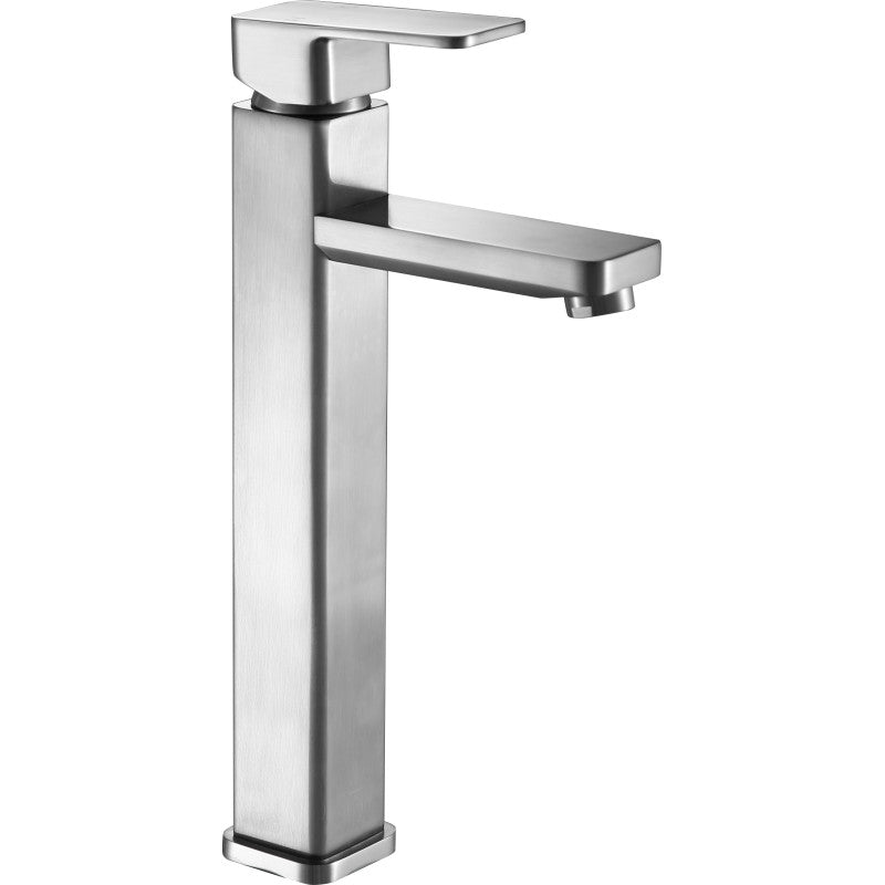 Nettuno Single Handle Vessel Sink Bathroom Faucet in Brushed Nickel — image 1