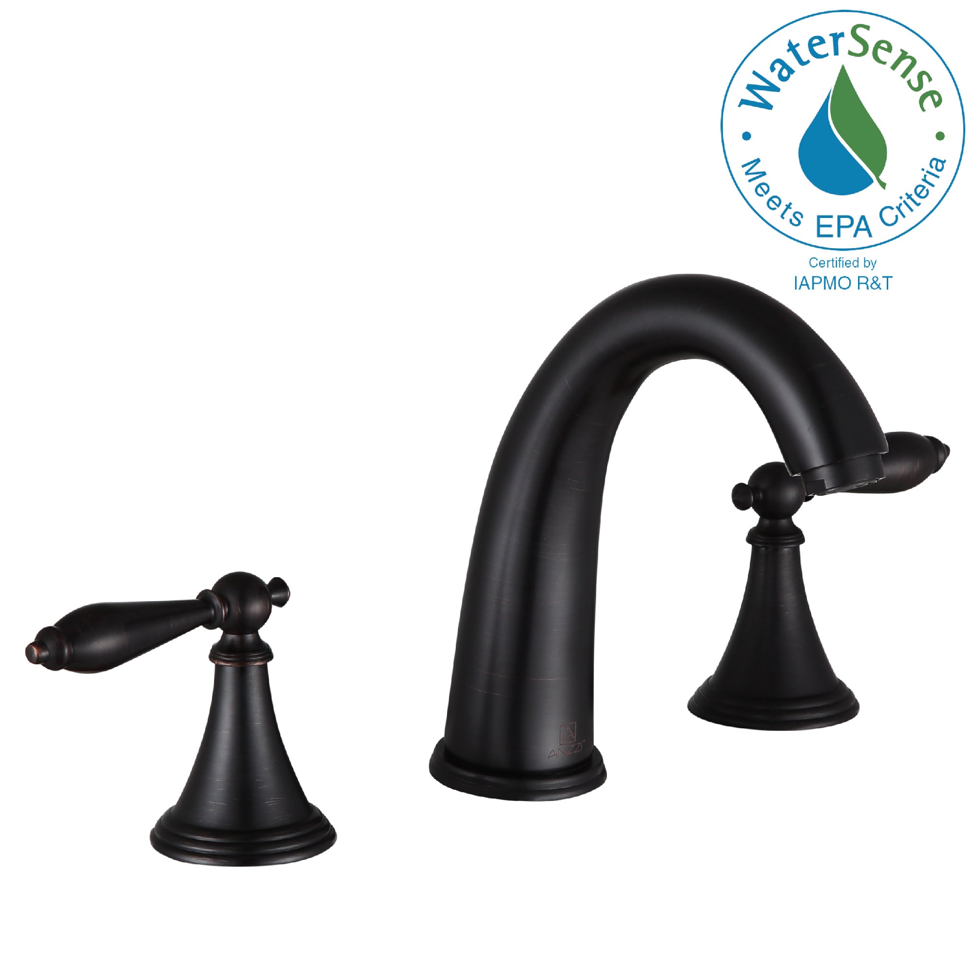 Queen 8 in. Widespread 2-Handle Bathroom Faucet in Oil Rubbed Bronze — thumbnail 2