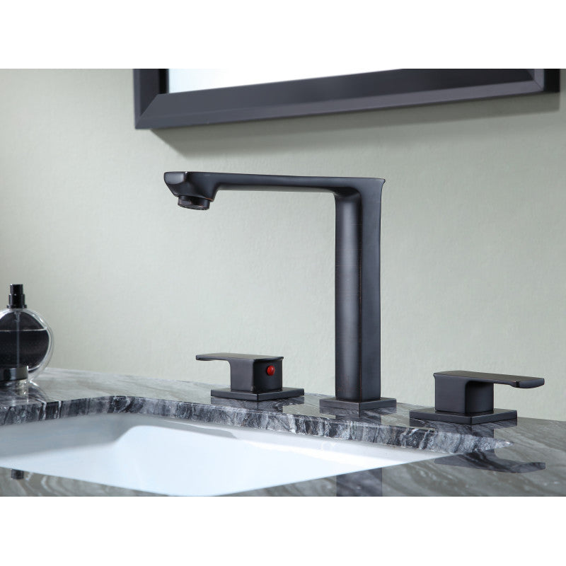 Alpine 8 in. Widespread 2-Handle Bathroom Faucet — image 1