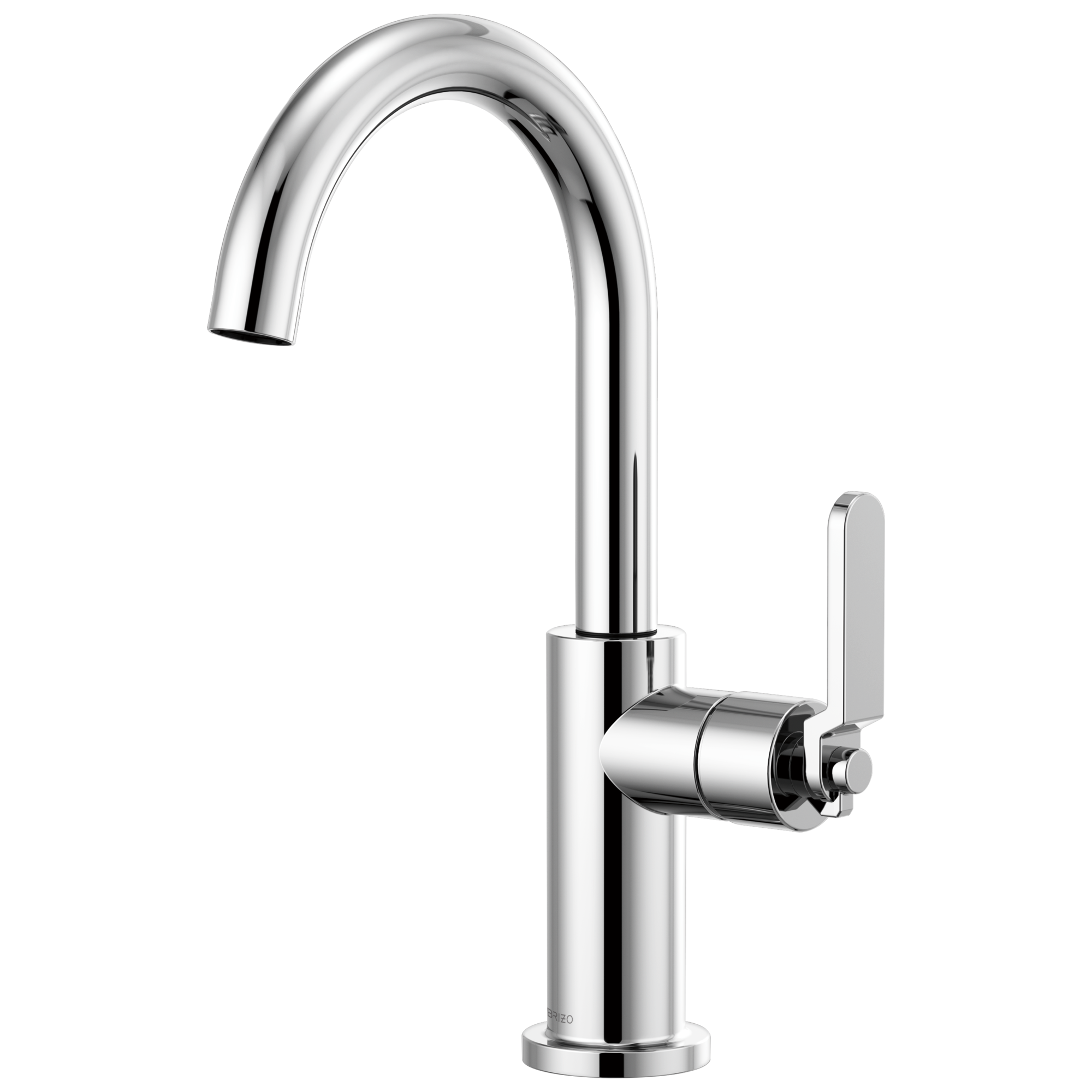 Litze Bar Faucet with Arc Spout and Industrial Handle Kit