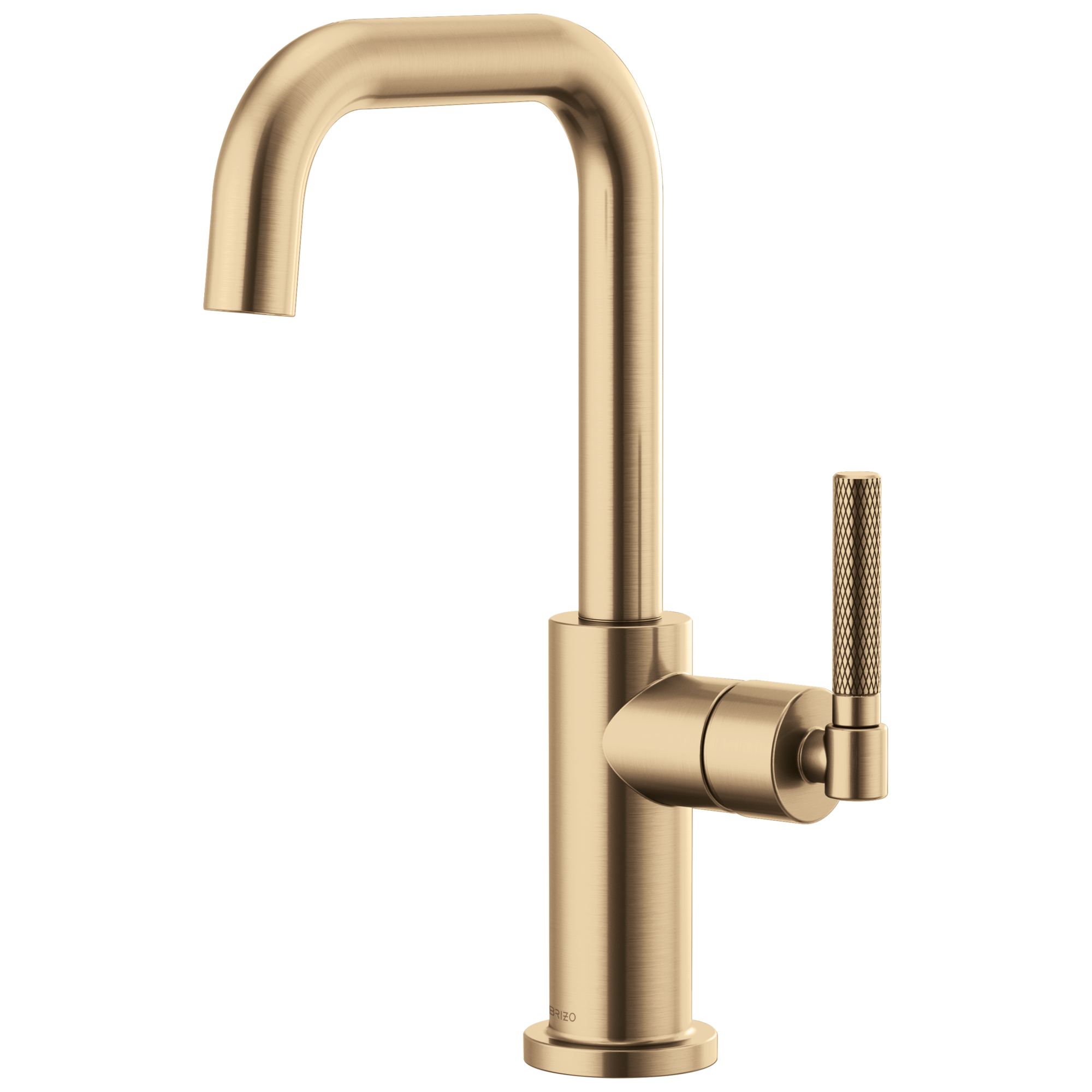 Litze Bar Faucet with Square Spout and Knurled Handle Kit — image 1