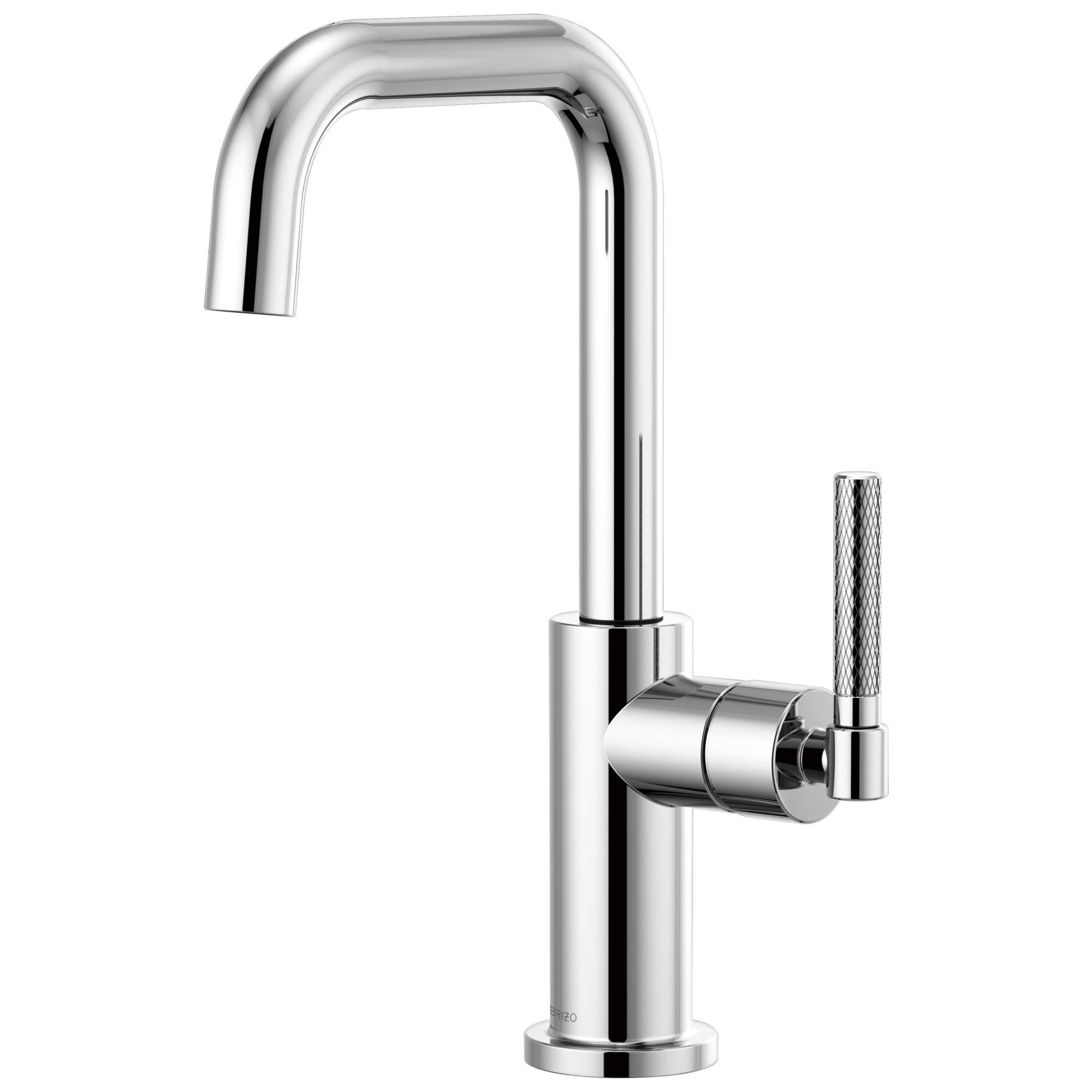 Litze Bar Faucet with Square Spout and Knurled Handle Kit — image 1