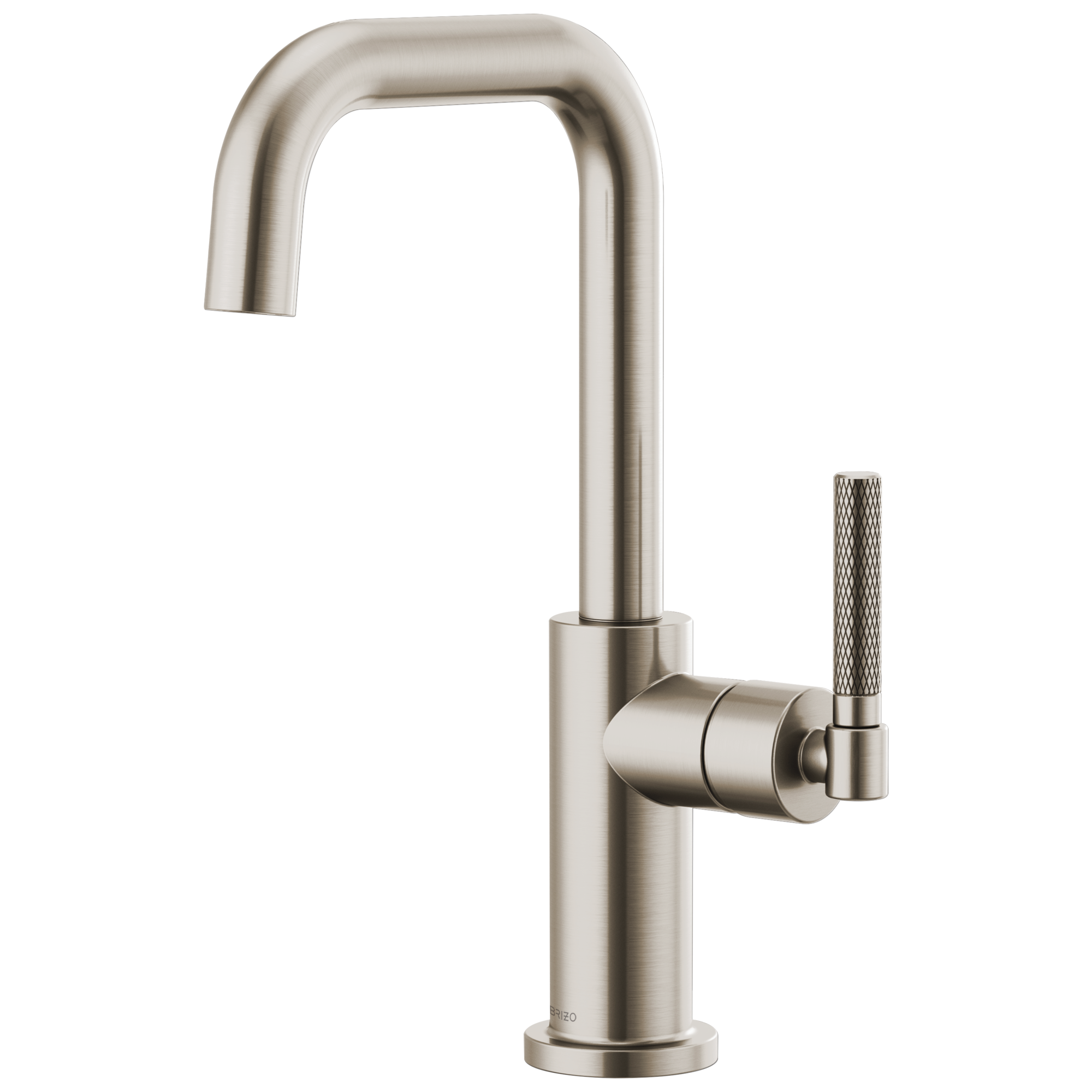 Litze Bar Faucet with Square Spout and Knurled Handle Kit — image 1