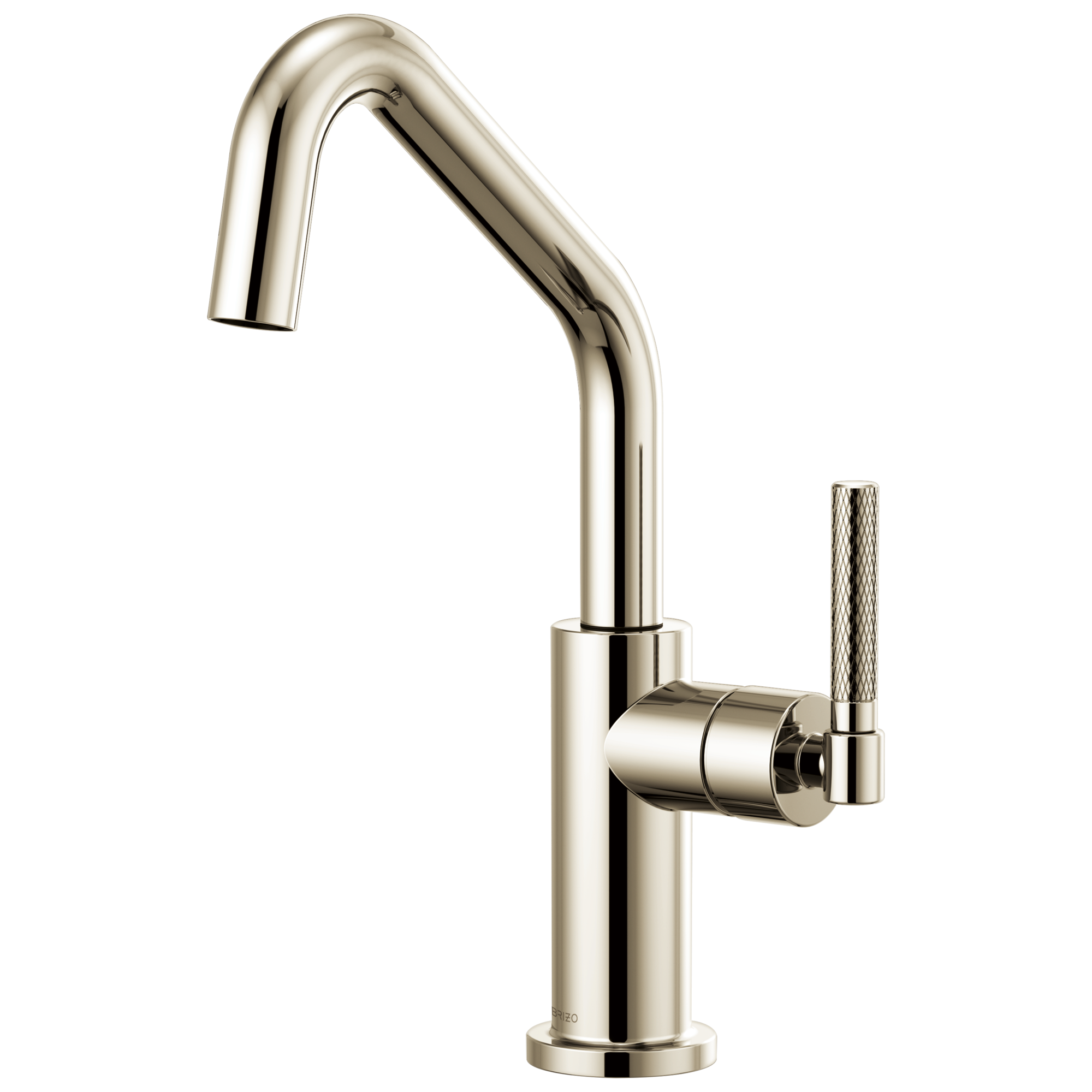 Litze Bar Faucet with Angled Spout and Knurled Handle Kit — image 1