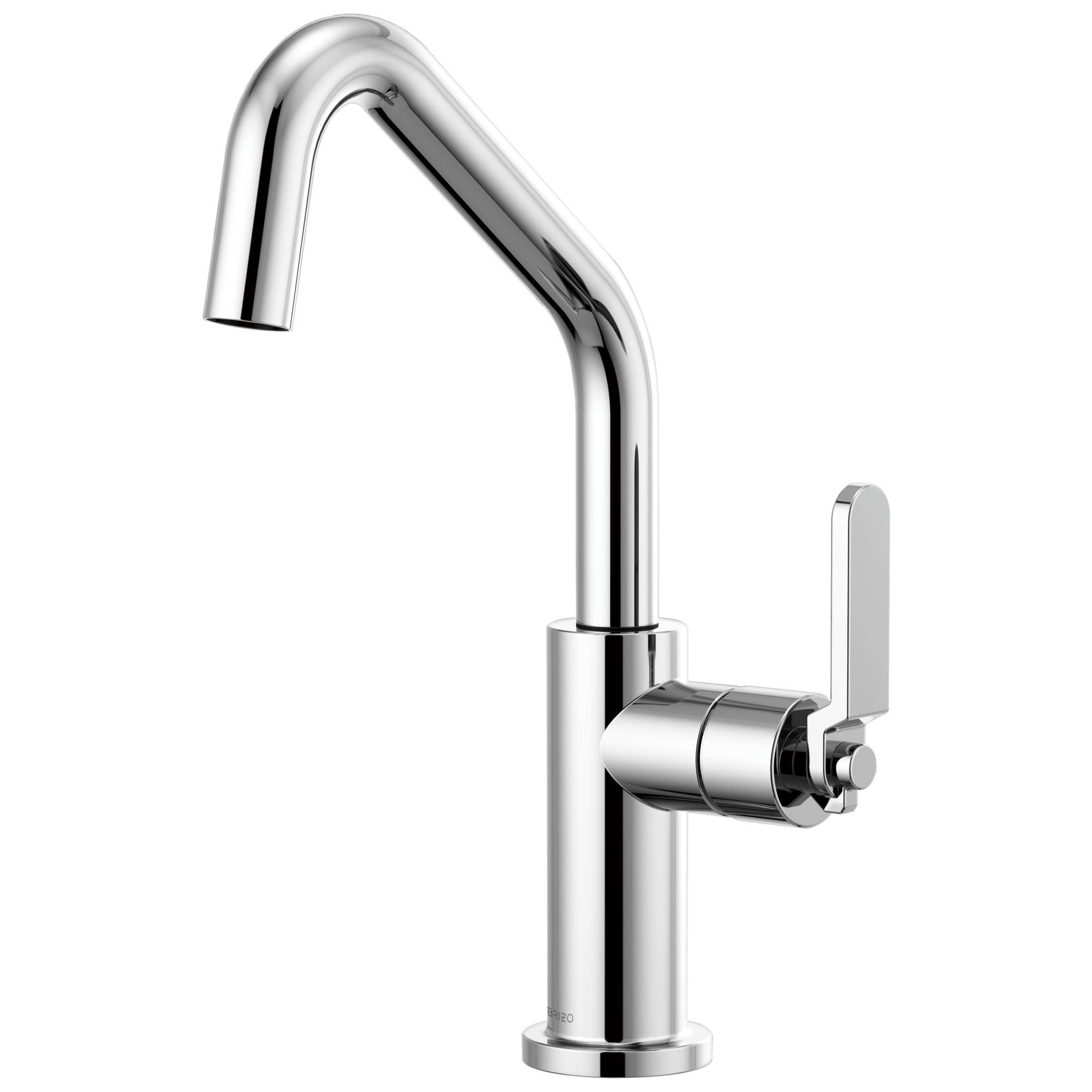 Litze Bar Faucet with Angled Spout and Industrial Handle Kit