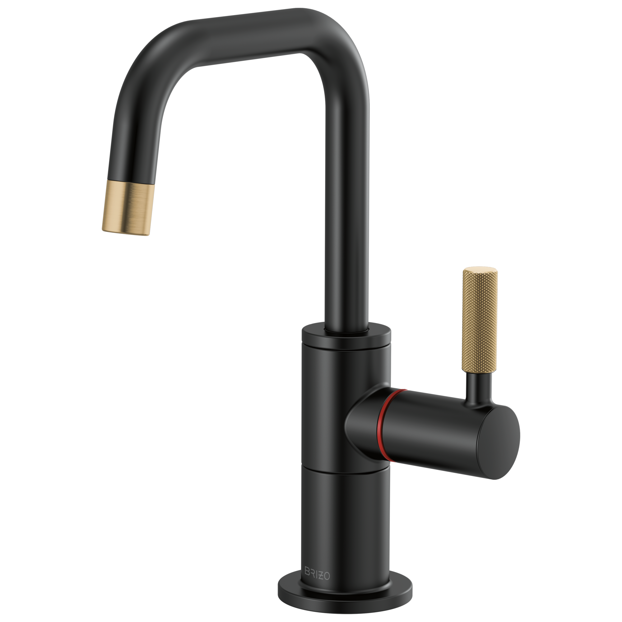 Litze Instant Hot Faucet with Square Spout and Knurled Handle — image 1