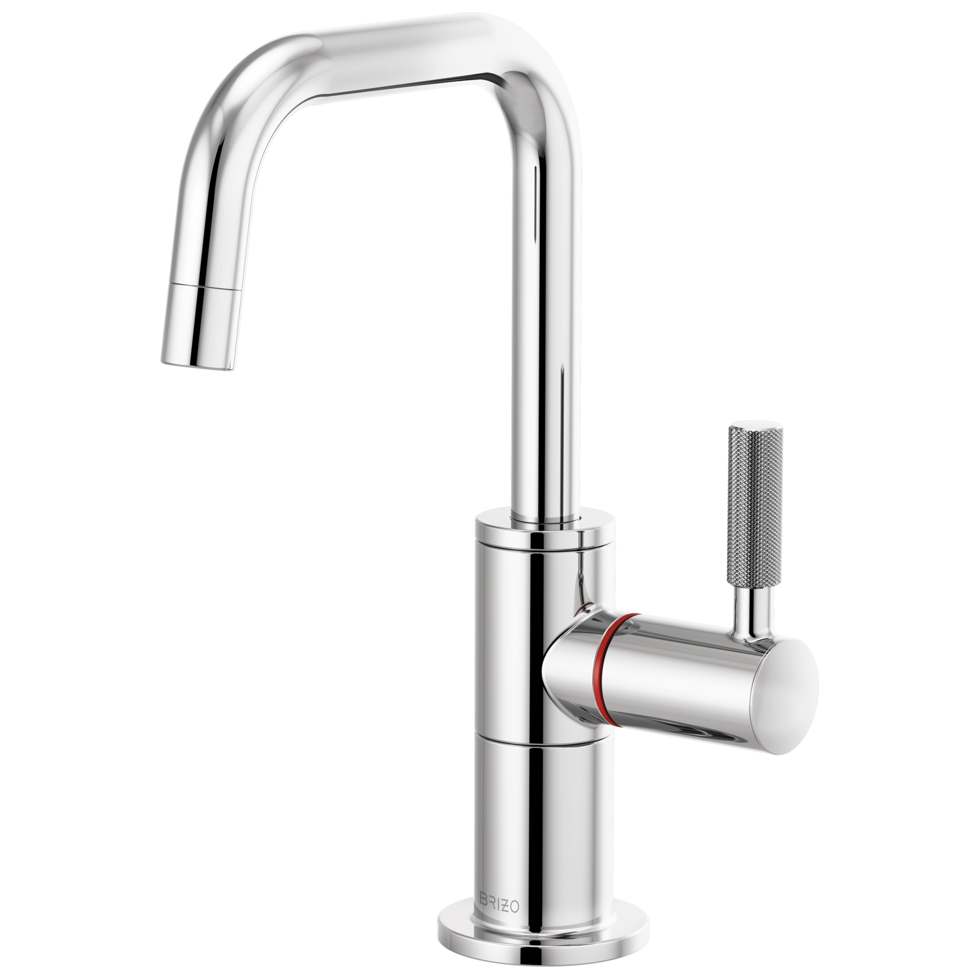 Litze Instant Hot Faucet with Square Spout and Knurled Handle