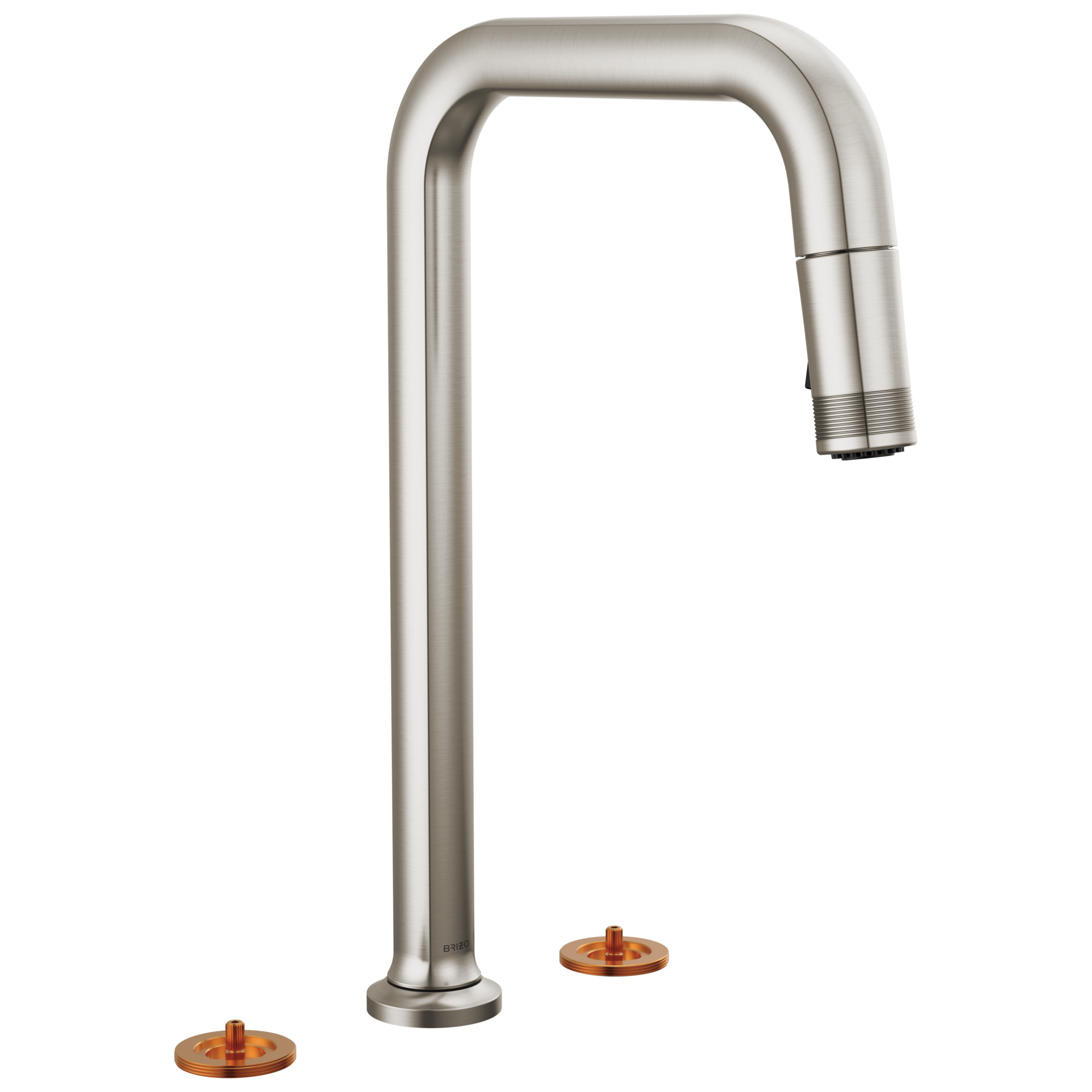 Kintsu Widespread Pull-Down Faucet with Square Spout - Less Handles