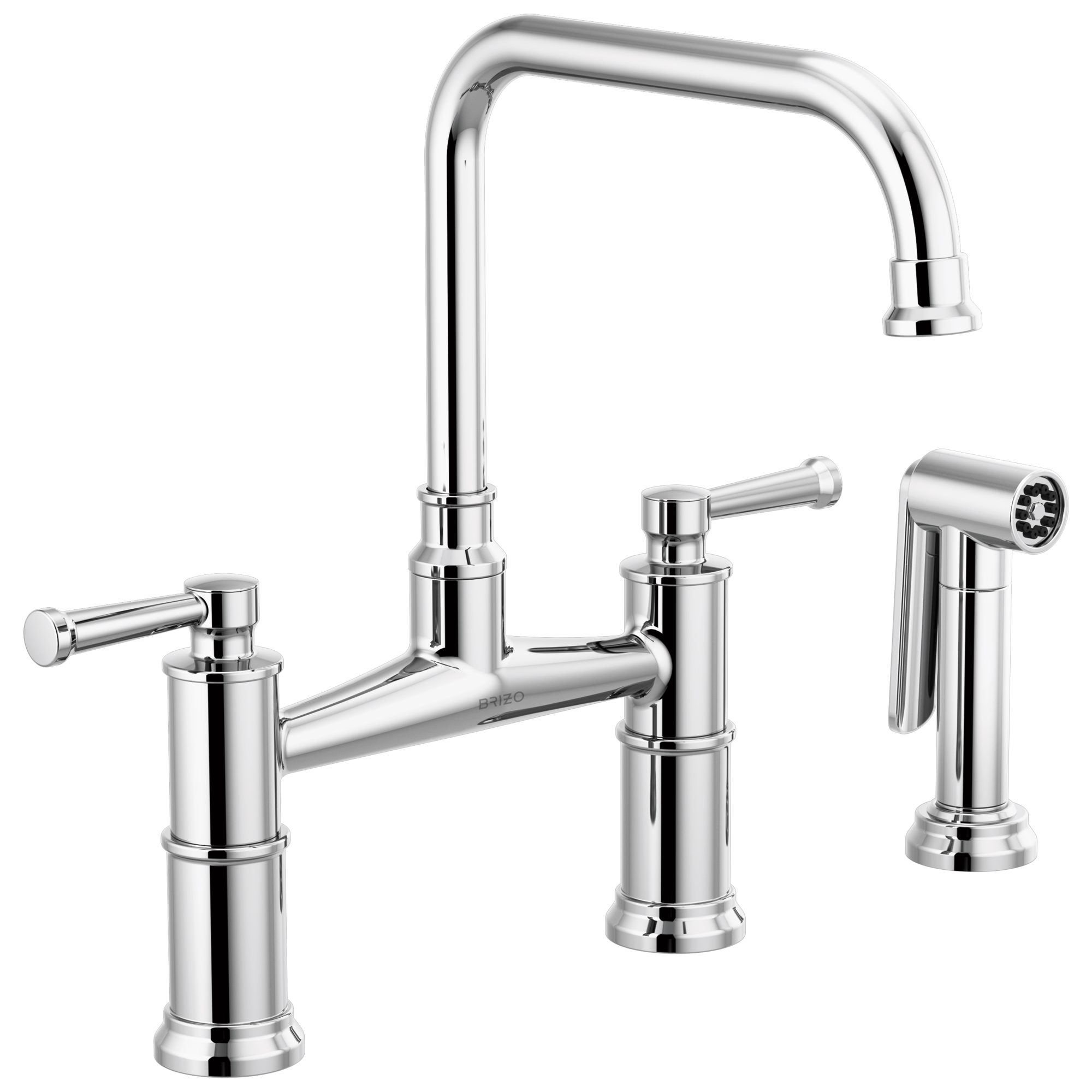 Artesso Bridge Faucet with Side Sprayer
