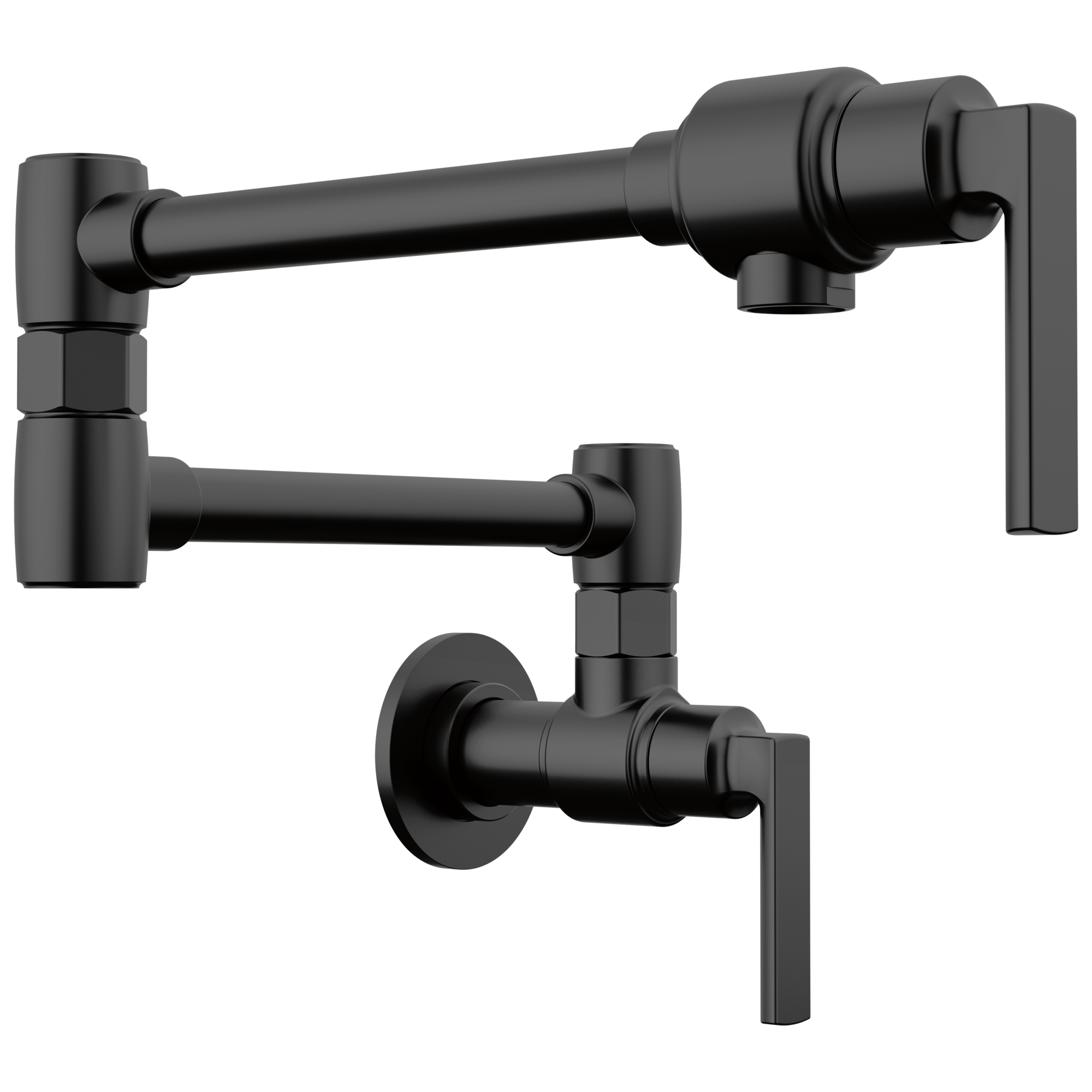 Kintsu Wall Mount Pot Filler with Lever Handle