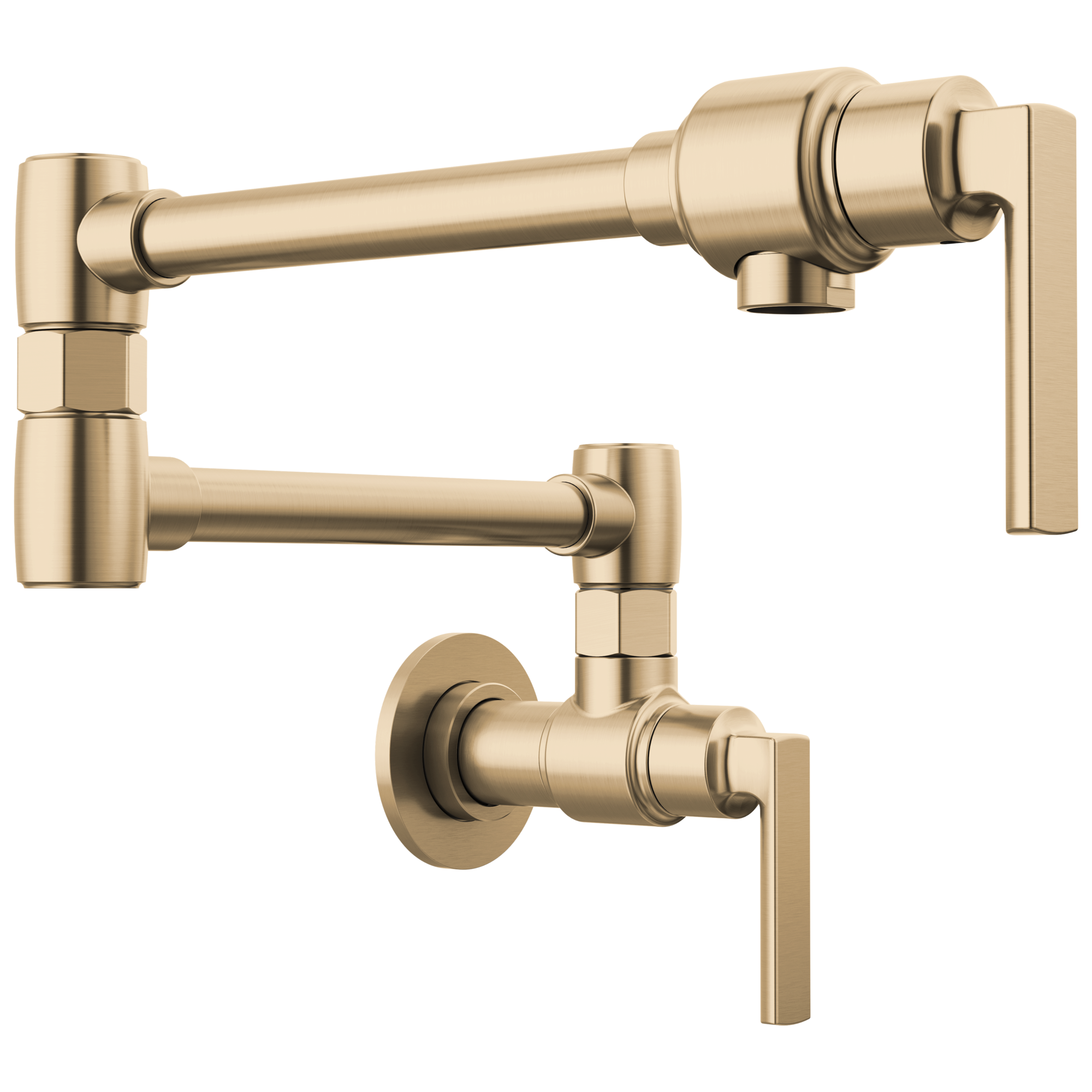 Kintsu Wall Mount Pot Filler with Lever Handle