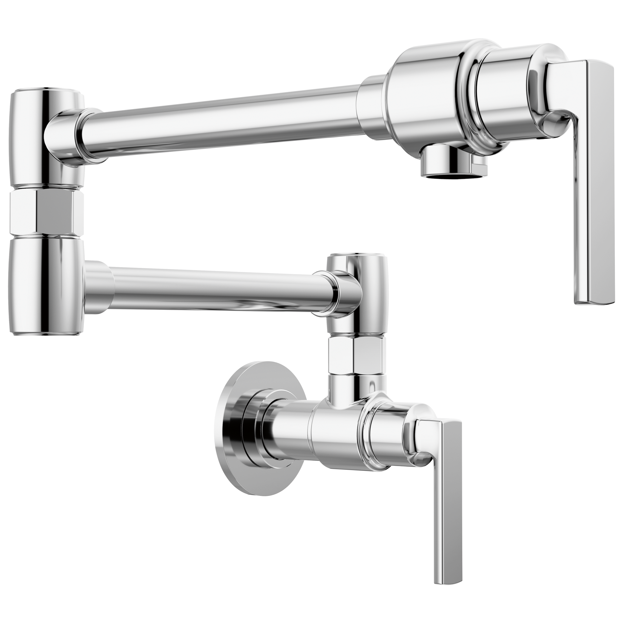 Kintsu Wall Mount Pot Filler with Lever Handle