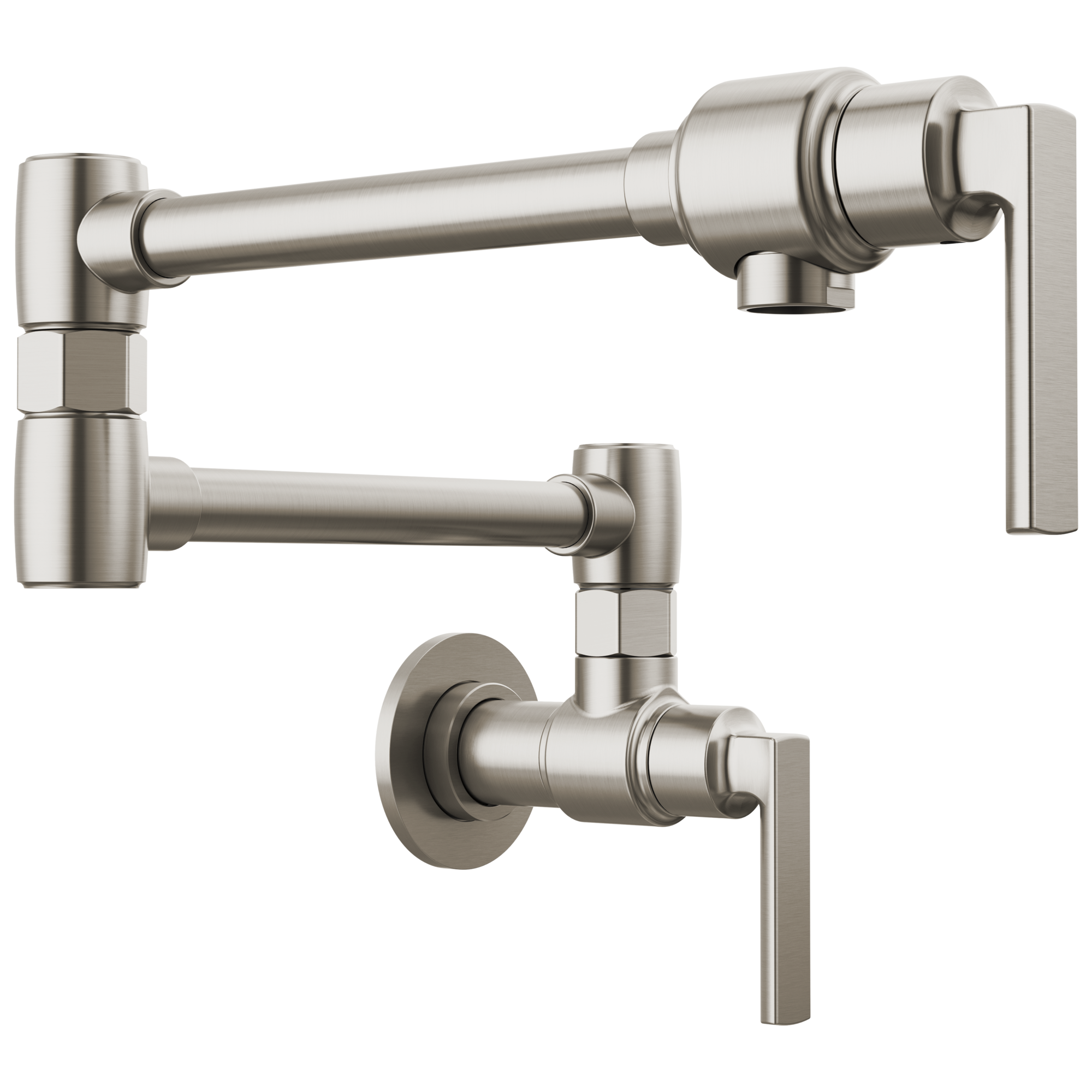 Kintsu Wall Mount Pot Filler with Lever Handle