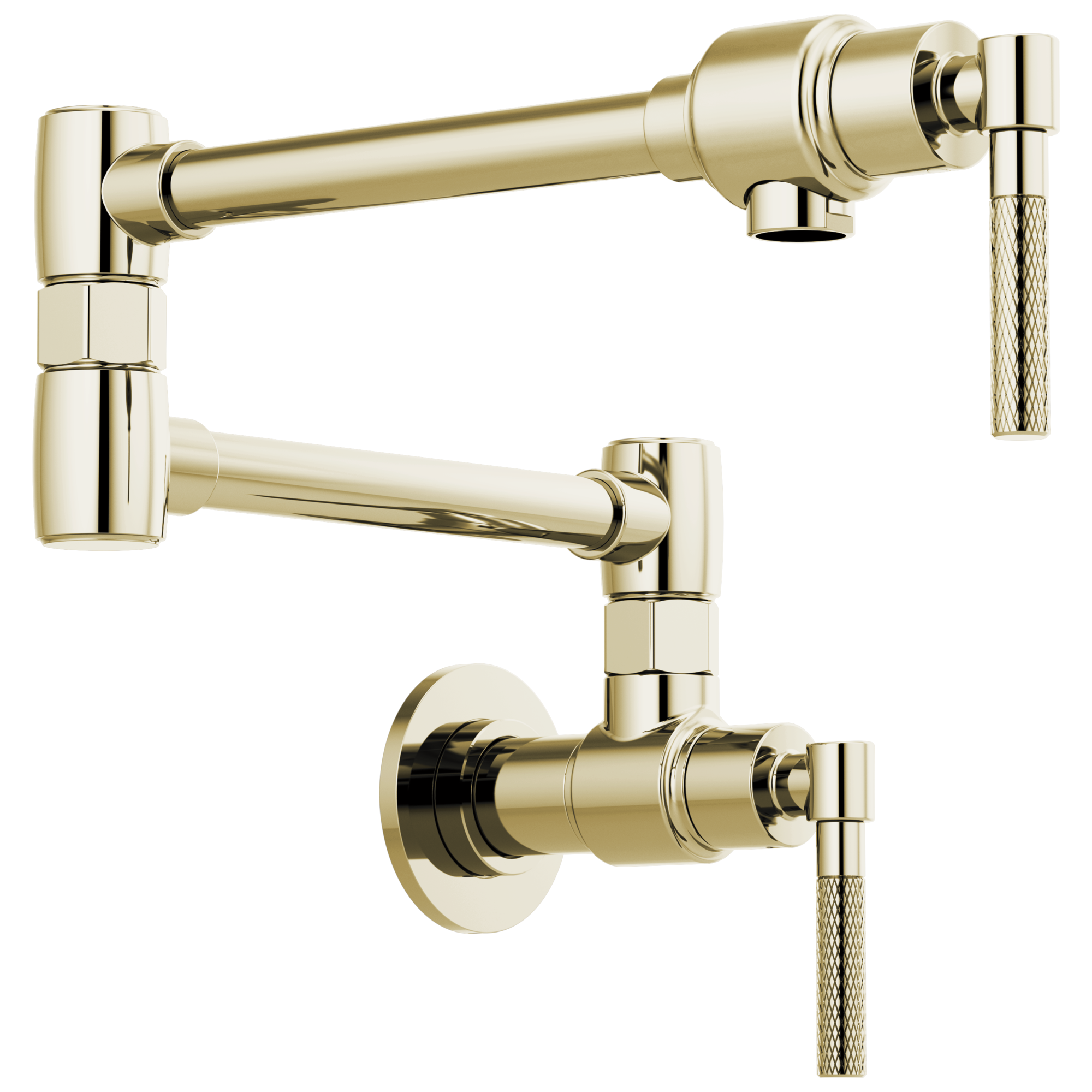 Litze Wall Mount Pot Filler with Knurled Handle Kit — image 1