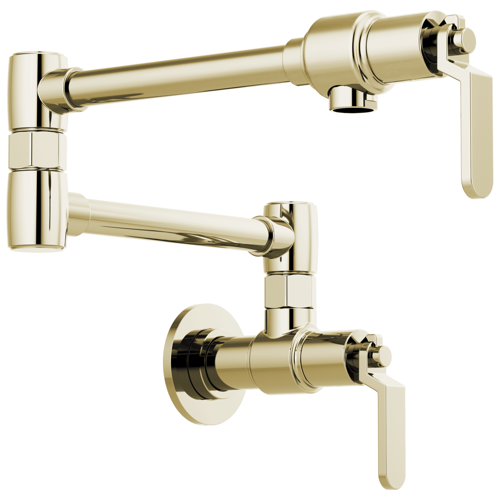 Litze Wall Mount Pot Filler with Industrial Handle Kit