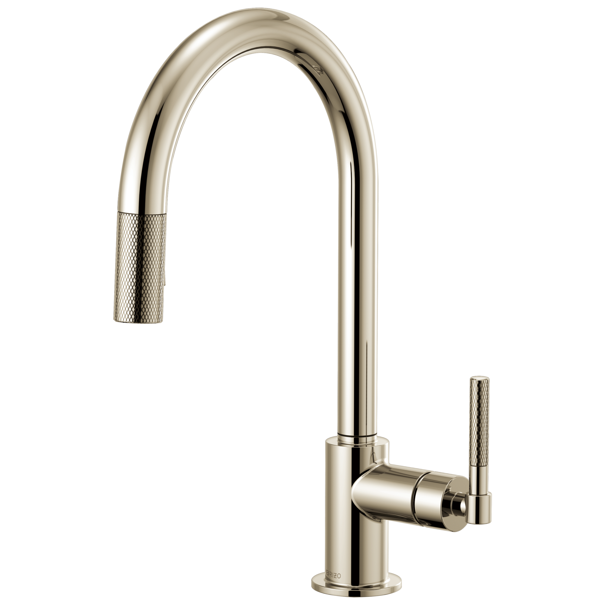 Litze Pull-Down Faucet with Arc Spout and Knurled Handle