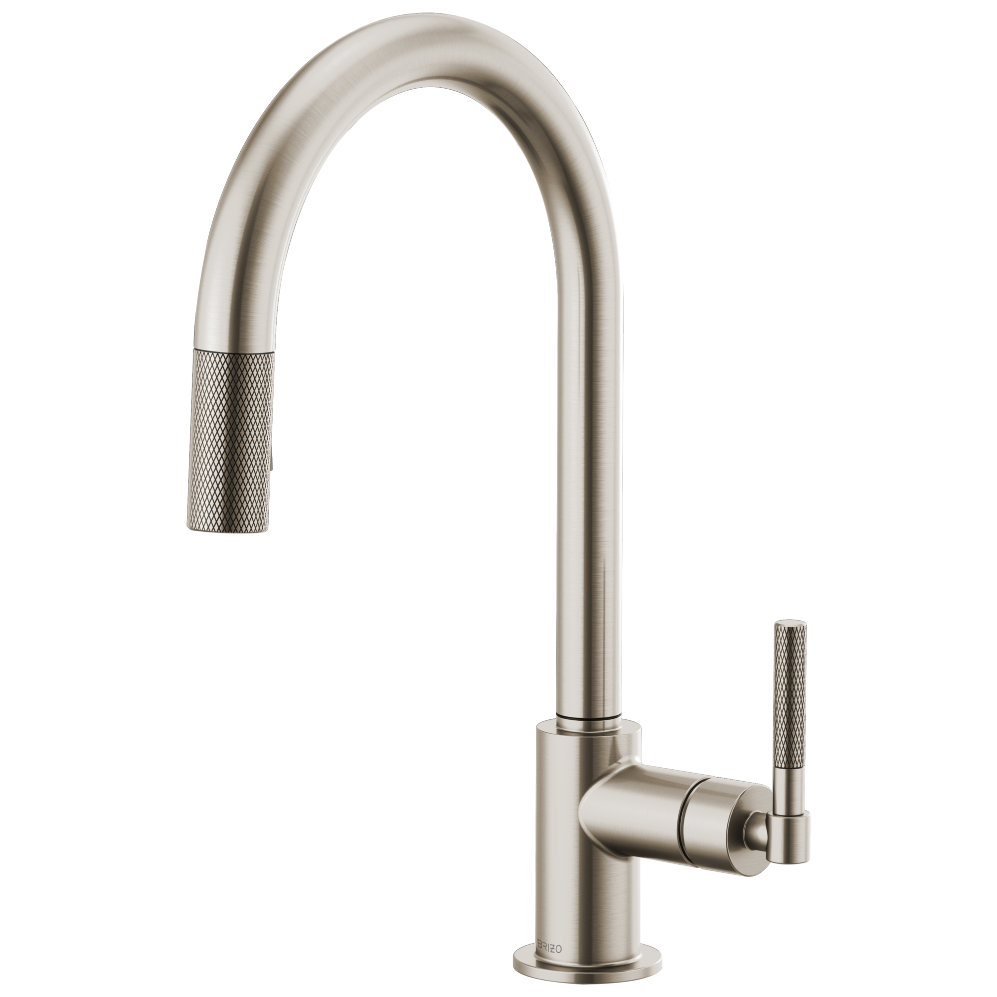 Litze Pull-Down Faucet with Arc Spout and Knurled Handle