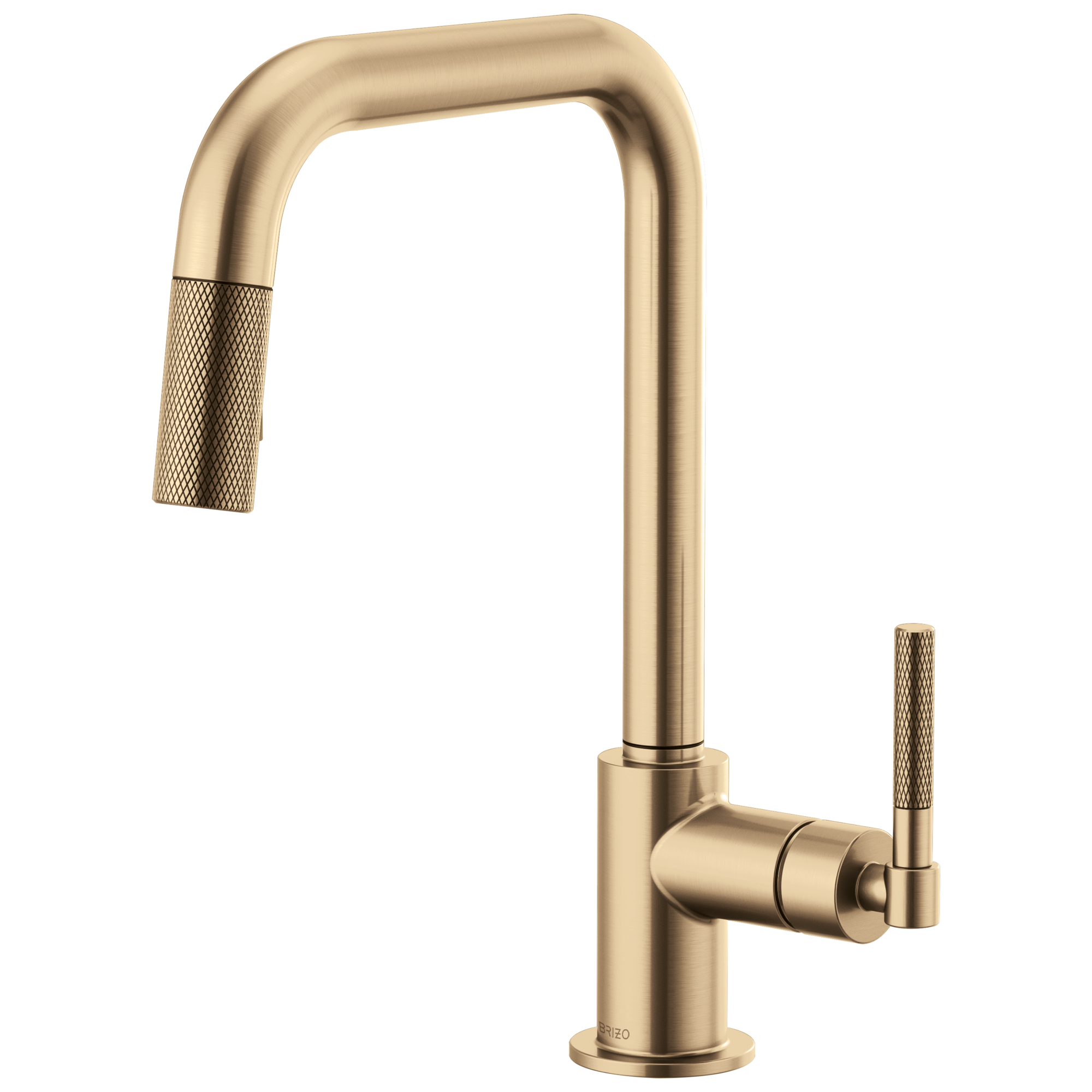 Litze Pull-Down Faucet with Square Spout and Knurled Handle