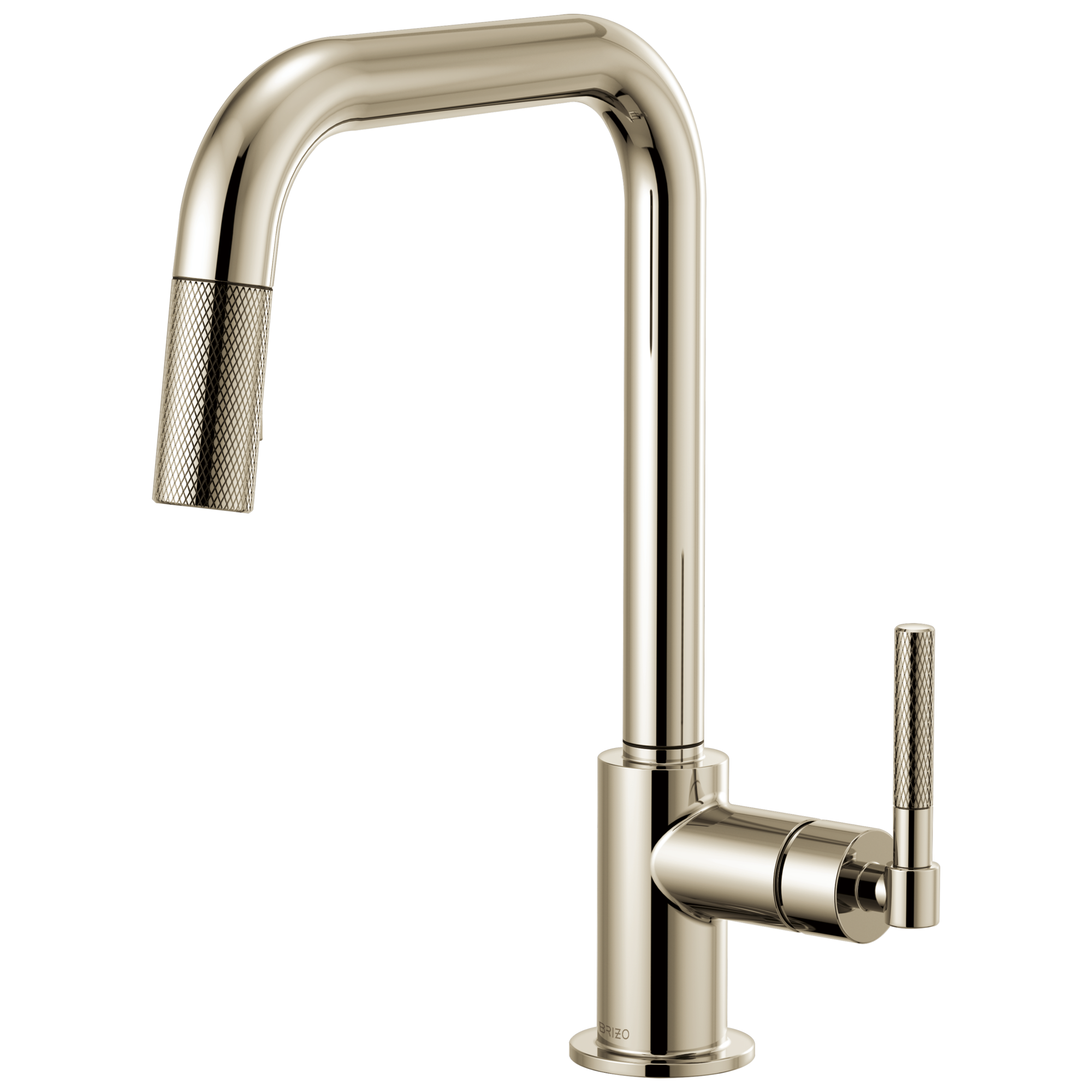Litze Pull-Down Faucet with Square Spout and Knurled Handle