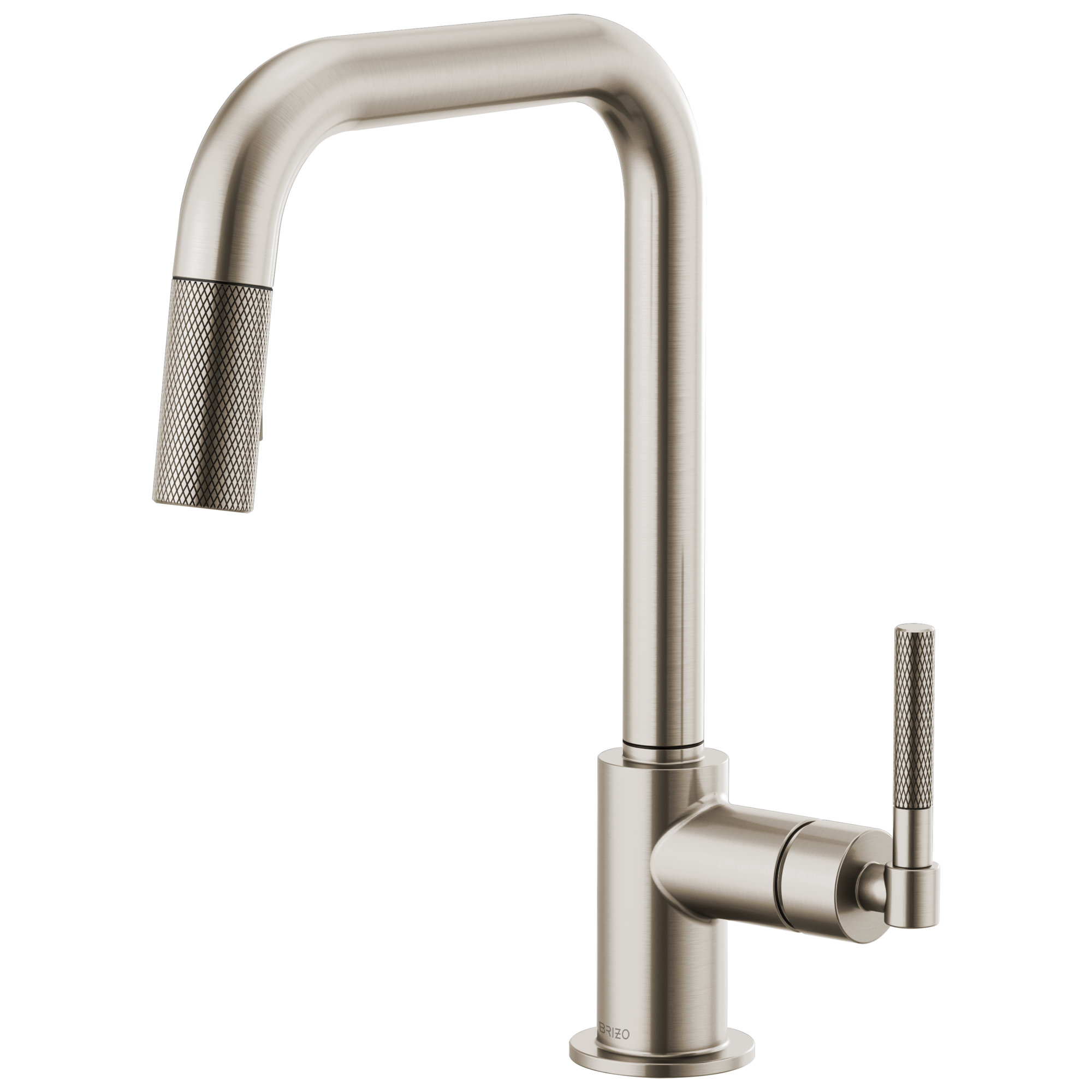 Litze Pull-Down Faucet with Square Spout and Knurled Handle