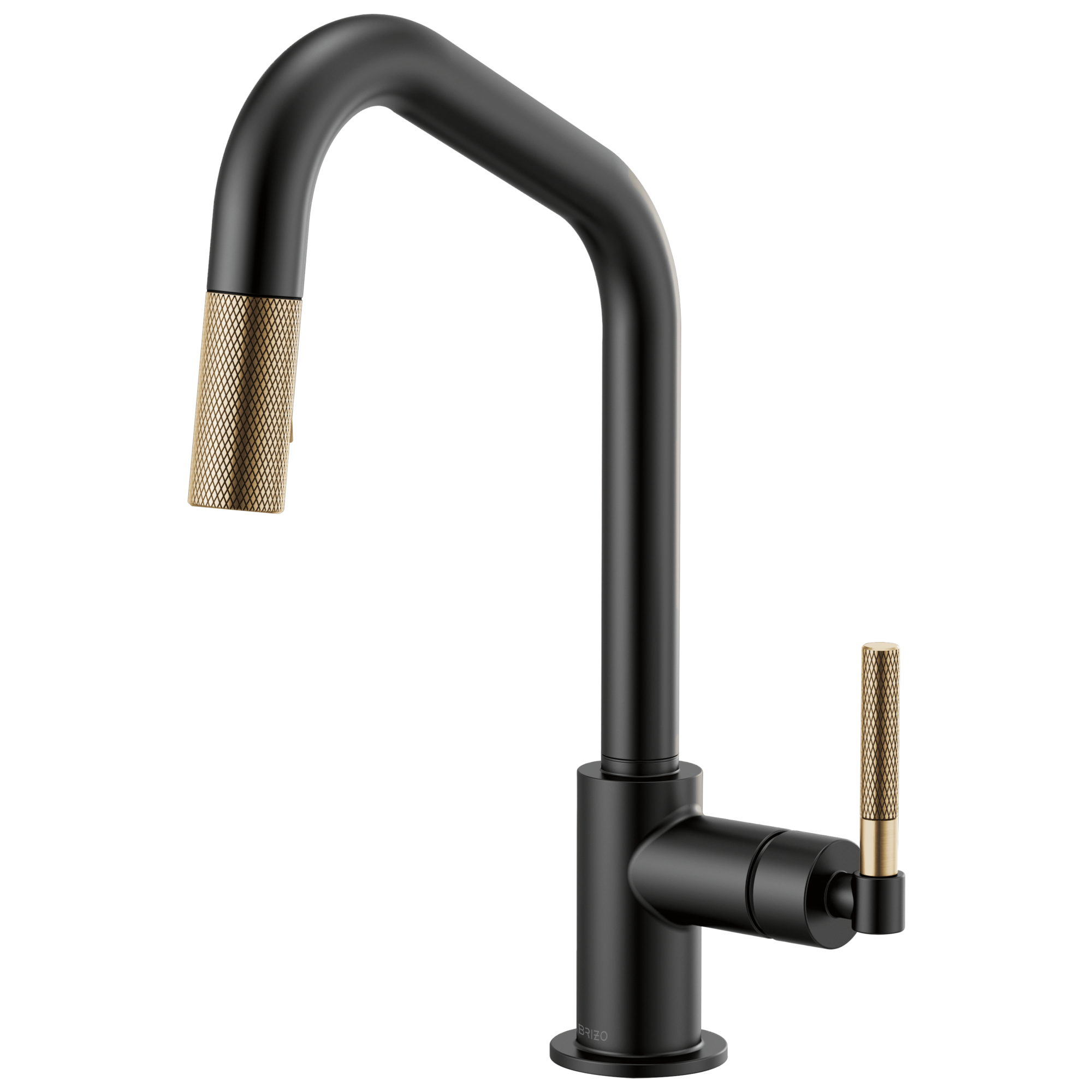 Litze Pull-Down Faucet with Angled Spout and Knurled Handle
