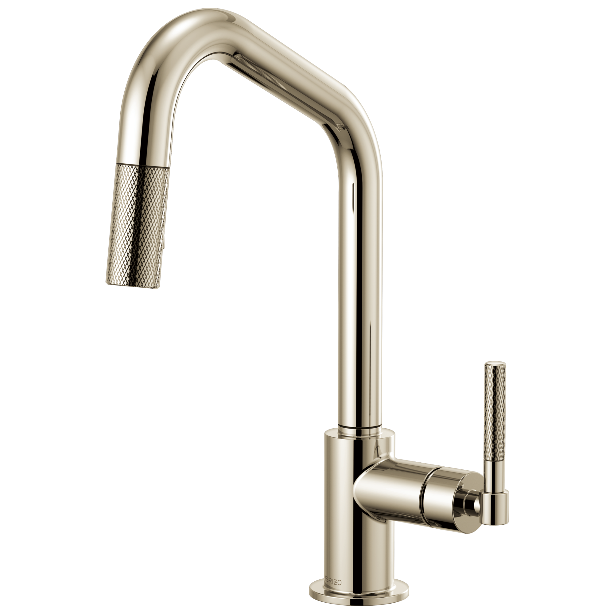 Litze Pull-Down Faucet with Angled Spout and Knurled Handle