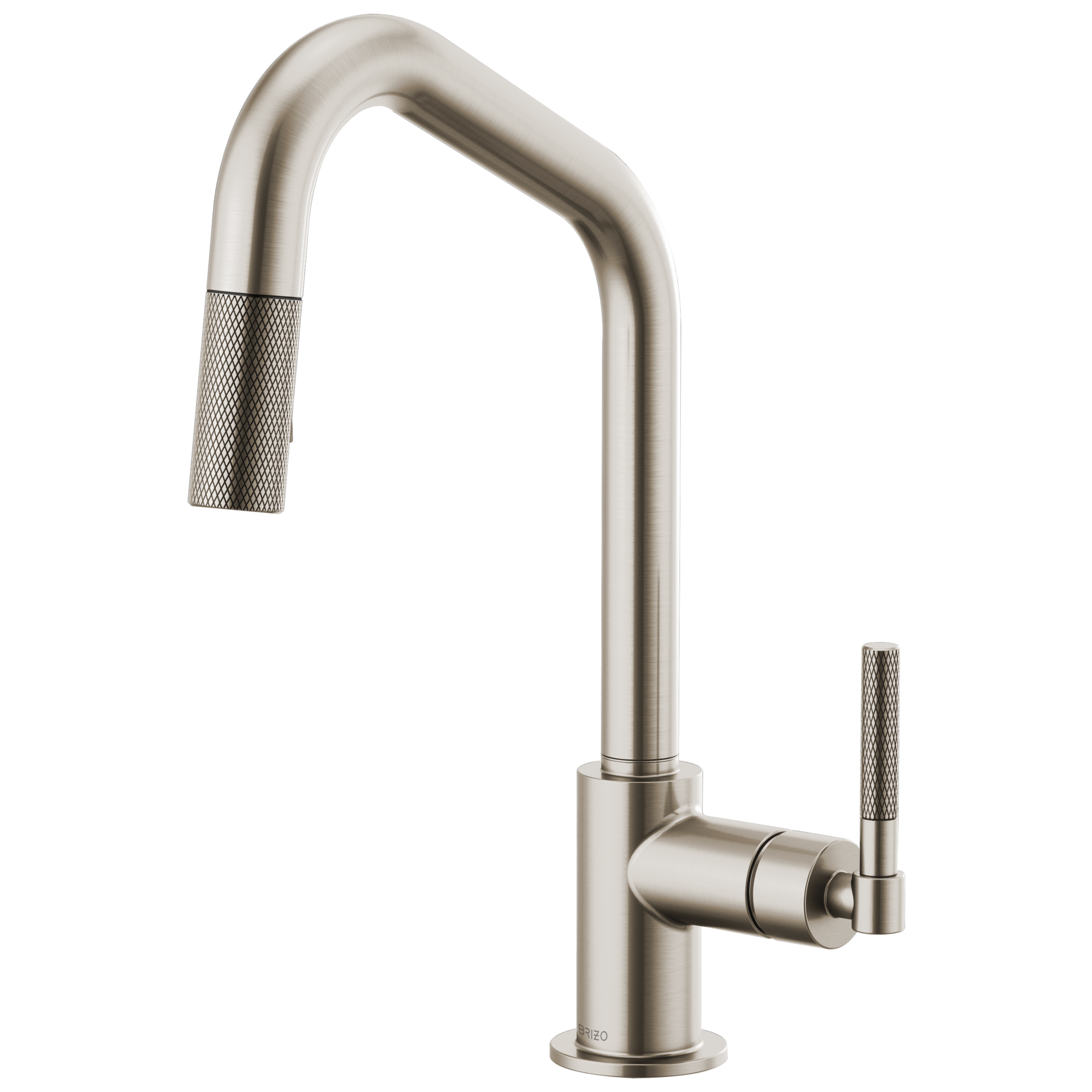 Litze Pull-Down Faucet with Angled Spout and Knurled Handle