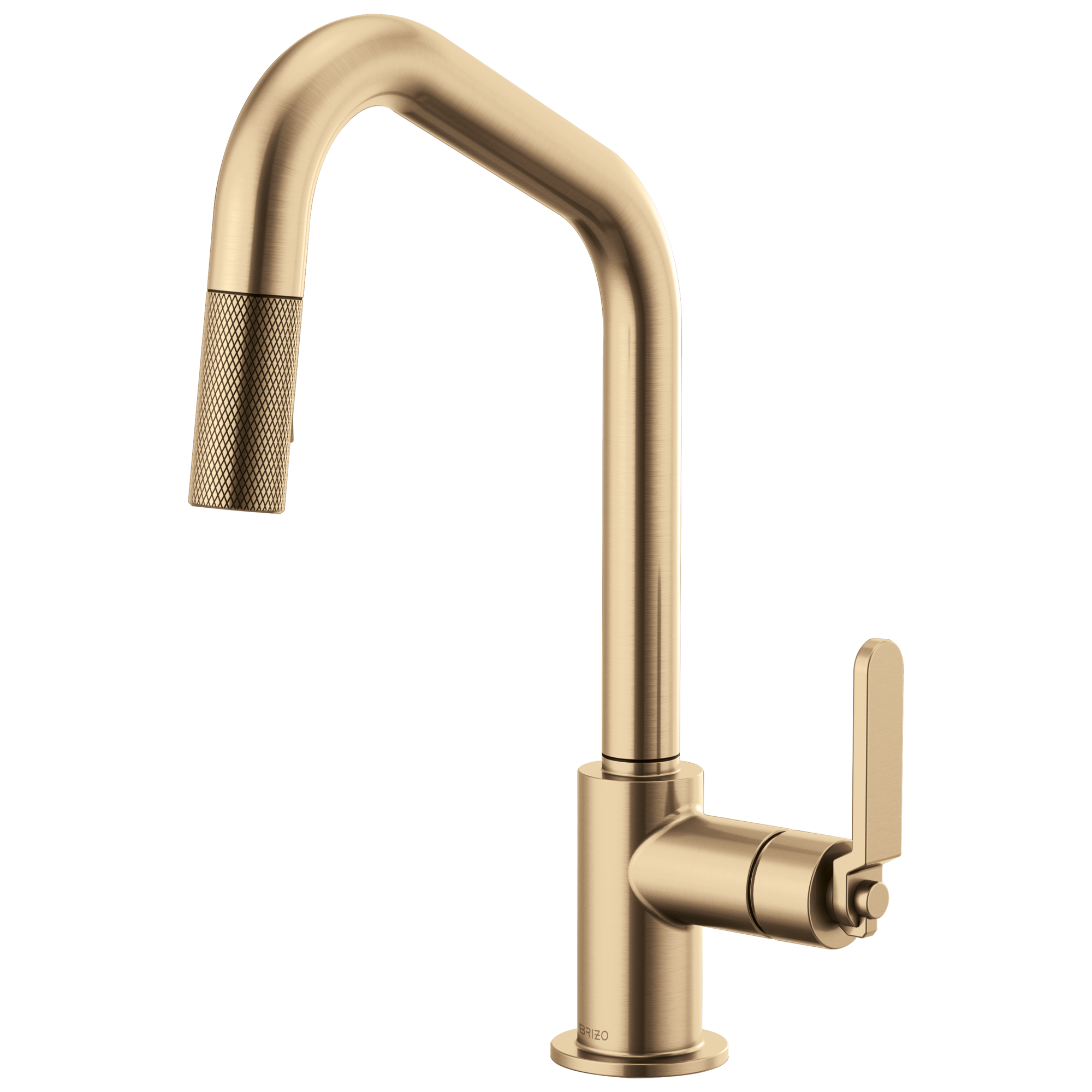 Litze Pull-Down Faucet with Angled Spout and Industrial Handle