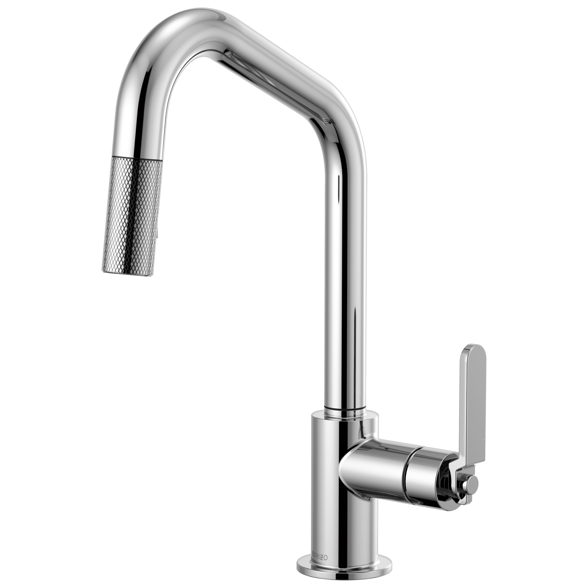 Litze Pull-Down Faucet with Angled Spout and Industrial Handle