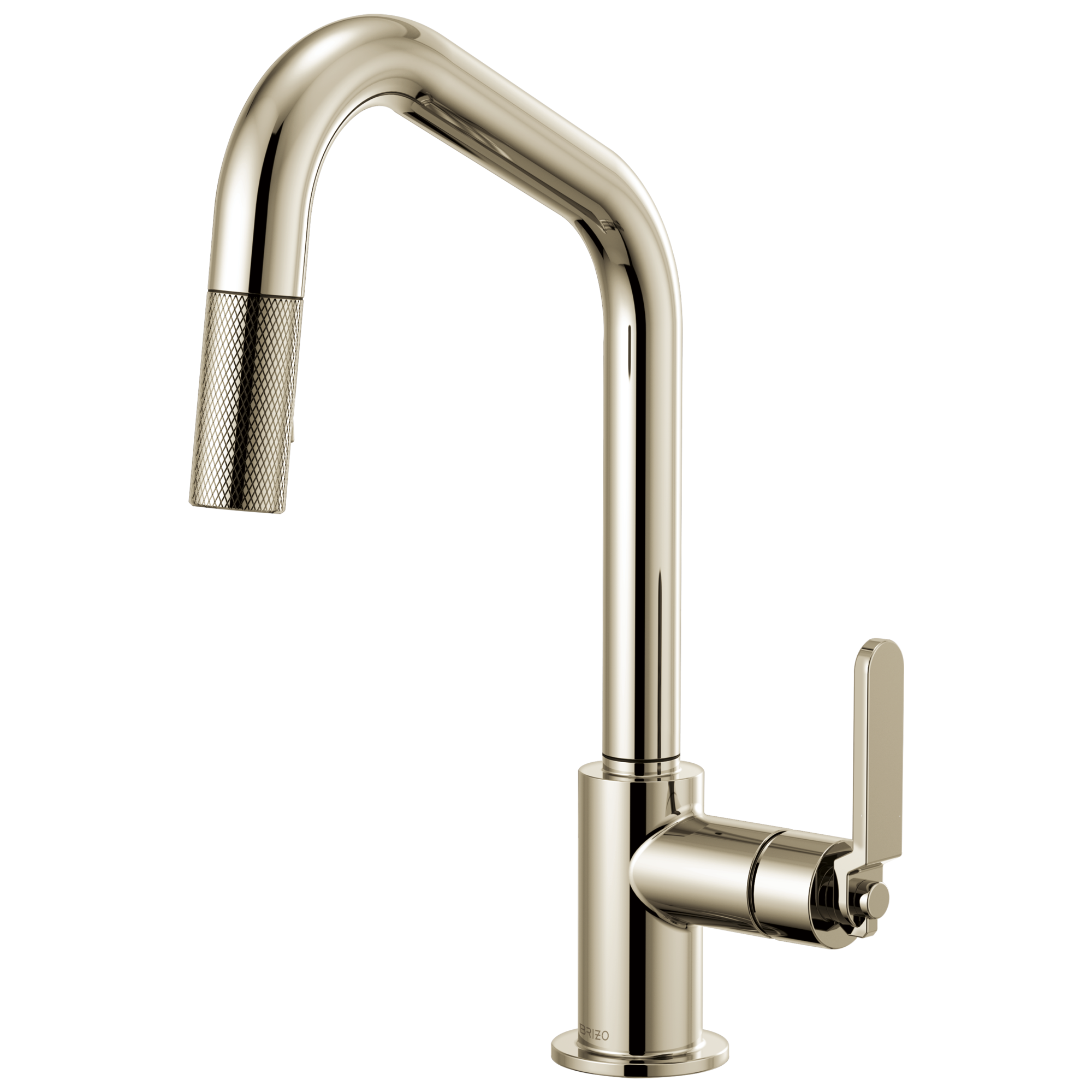 Litze Pull-Down Faucet with Angled Spout and Industrial Handle — image 1