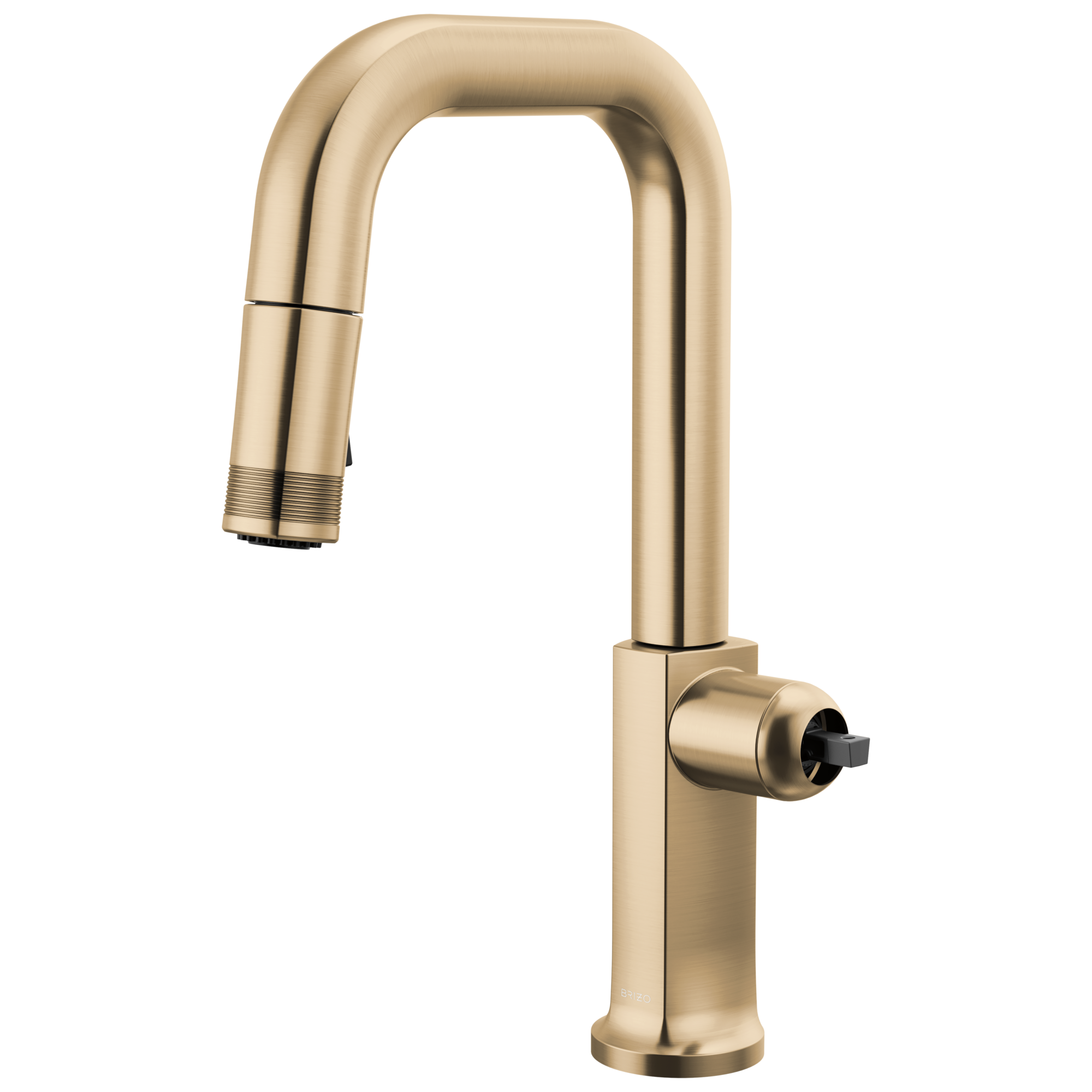 Kintsu Pull-Down Prep Faucet with Square Spout - Less Handle