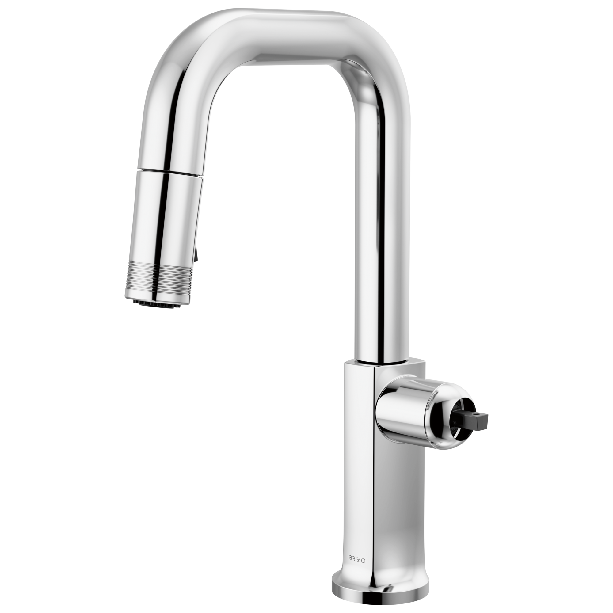 Kintsu Pull-Down Prep Faucet with Square Spout - Less Handle