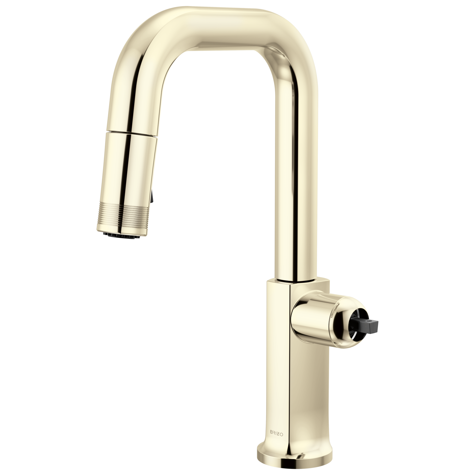Kintsu Pull-Down Prep Faucet with Square Spout - Less Handle