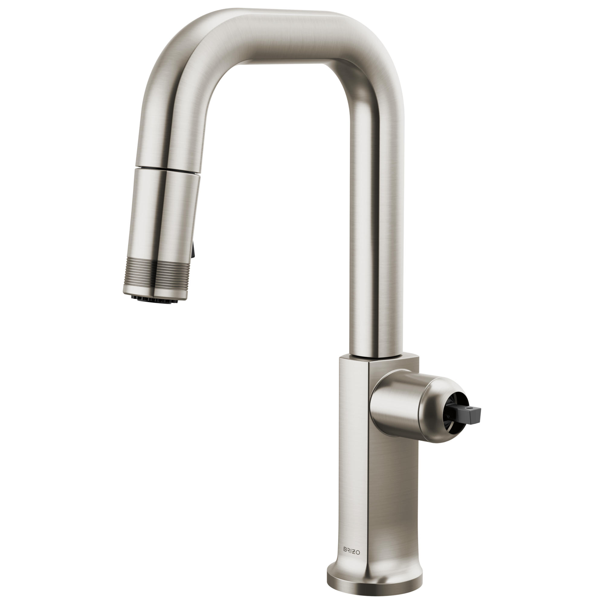 Kintsu Pull-Down Prep Faucet with Square Spout - Less Handle