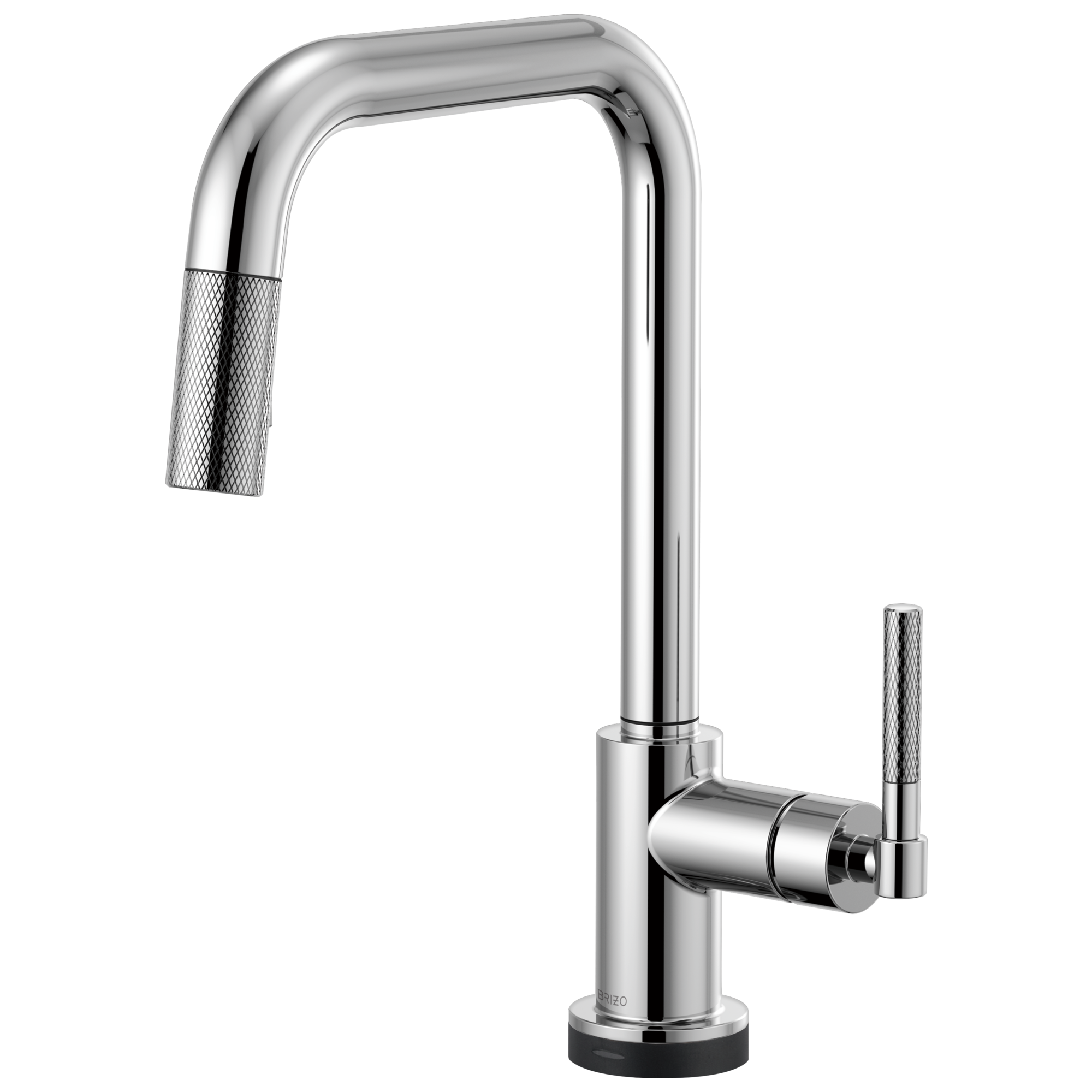 Litze SmartTouch® Pull-Down Kitchen Faucet with Square Spout and Knurled Handle