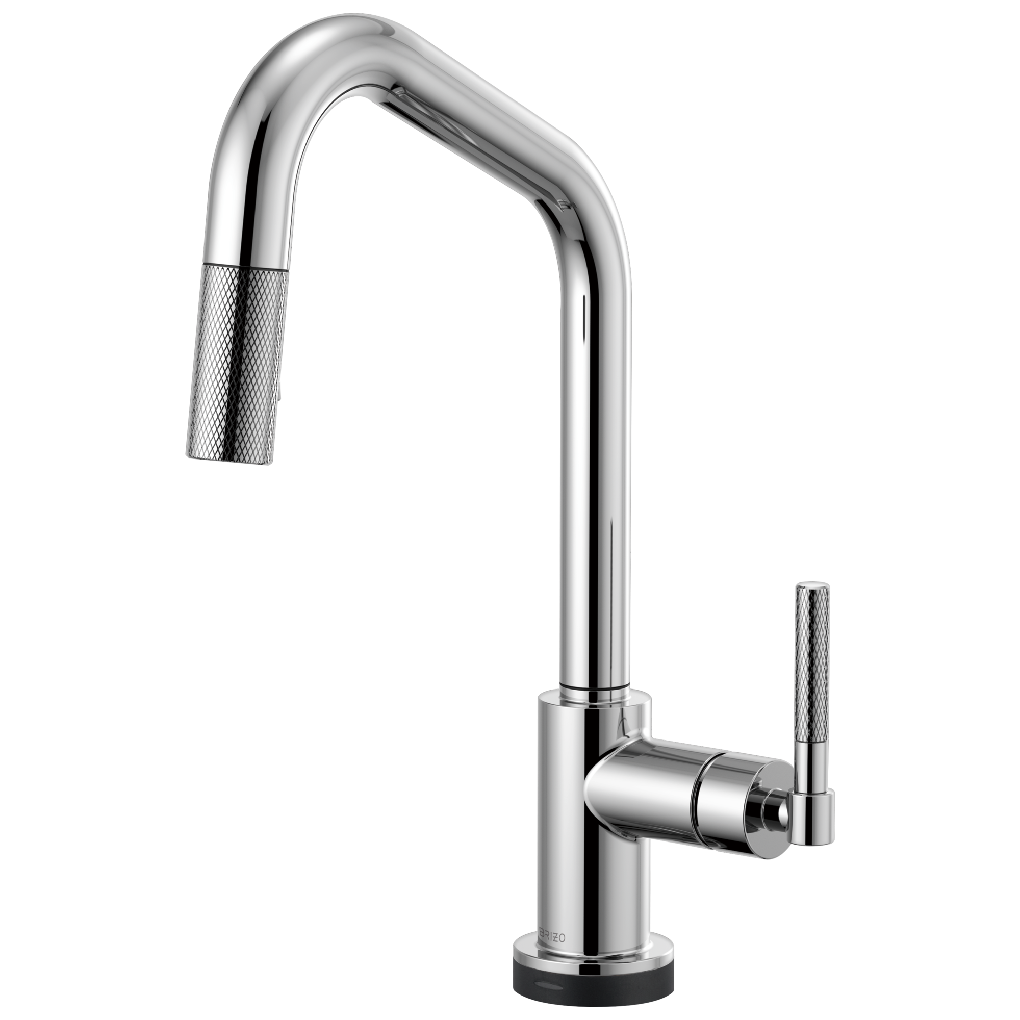 Litze SmartTouch® Pull-Down Kitchen Faucet with Angled Spout and Knurled Handle