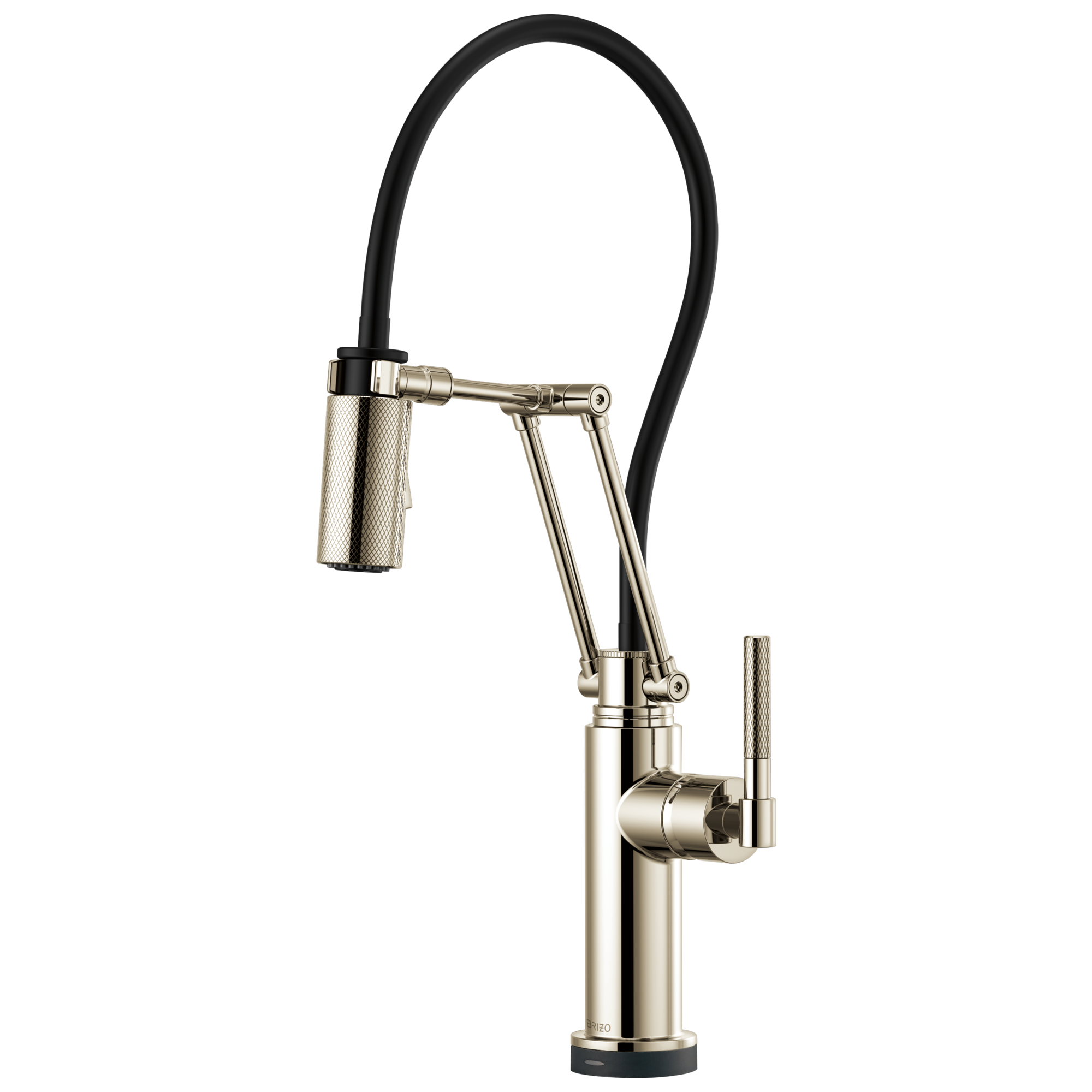 Litze SmartTouch® Articulating Kitchen Faucet with Knurled Handle — image 1