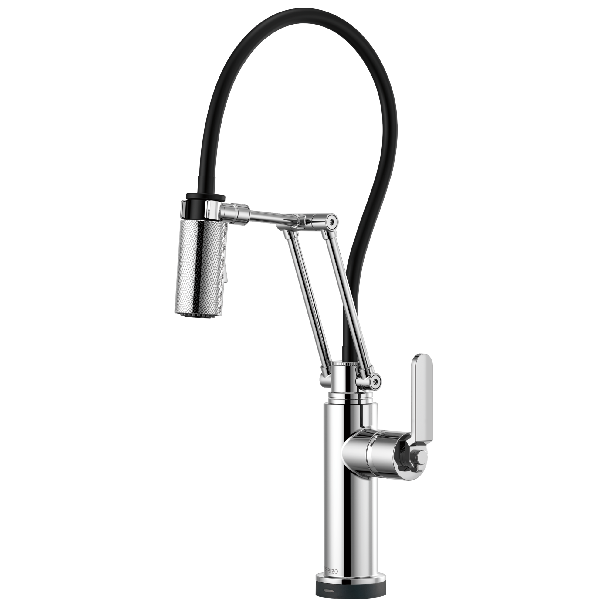 Litze SmartTouch® Articulating Kitchen Faucet with Industrial Handle — image 1