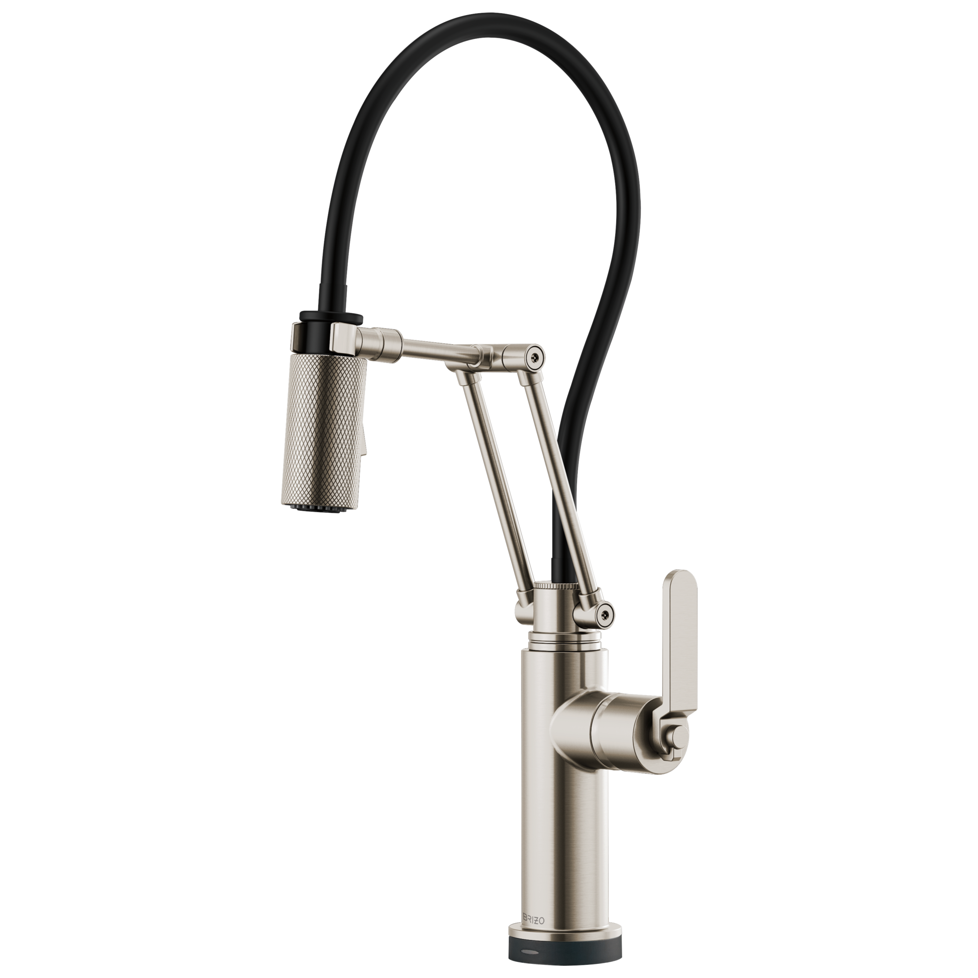 Litze SmartTouch® Articulating Kitchen Faucet with Industrial Handle — image 1