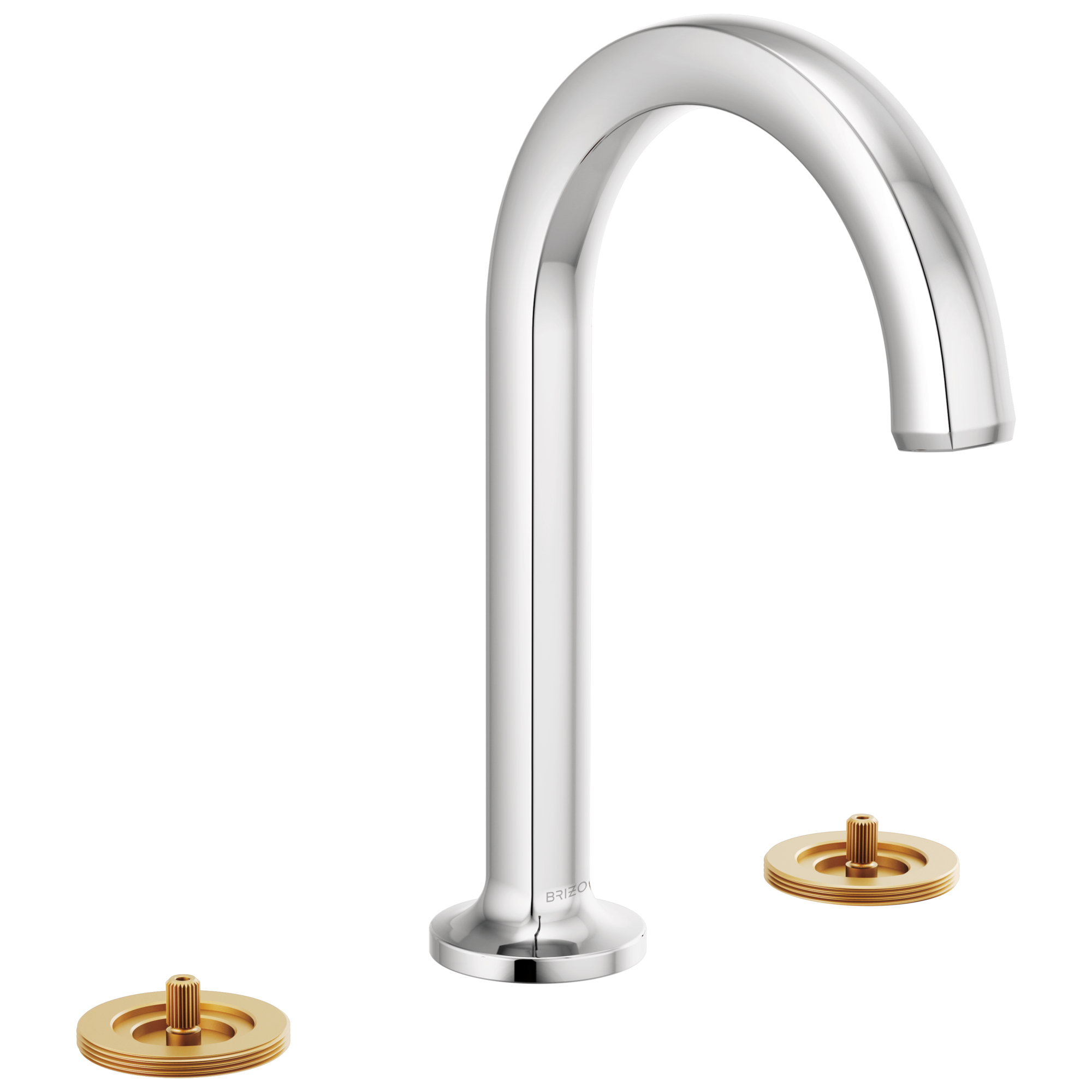 Kintsu Widespread Lavatory Faucet with Arc Spout - Less Handles 1.2 GPM