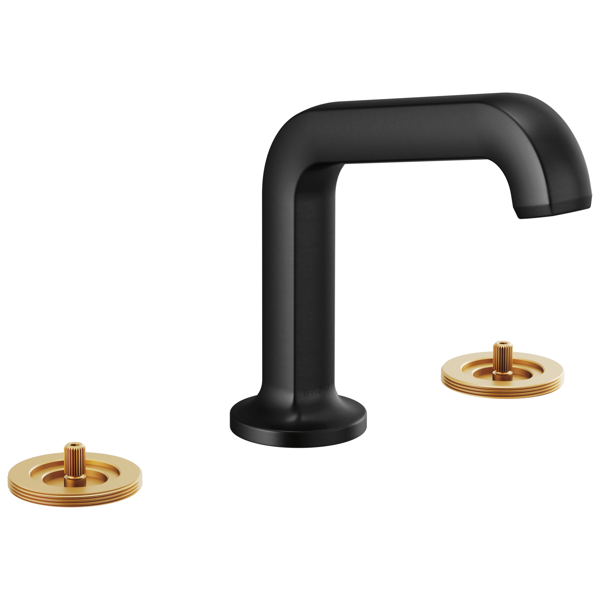 Kintsu Widespread Lavatory Faucet with Angled Spout - Less Handles